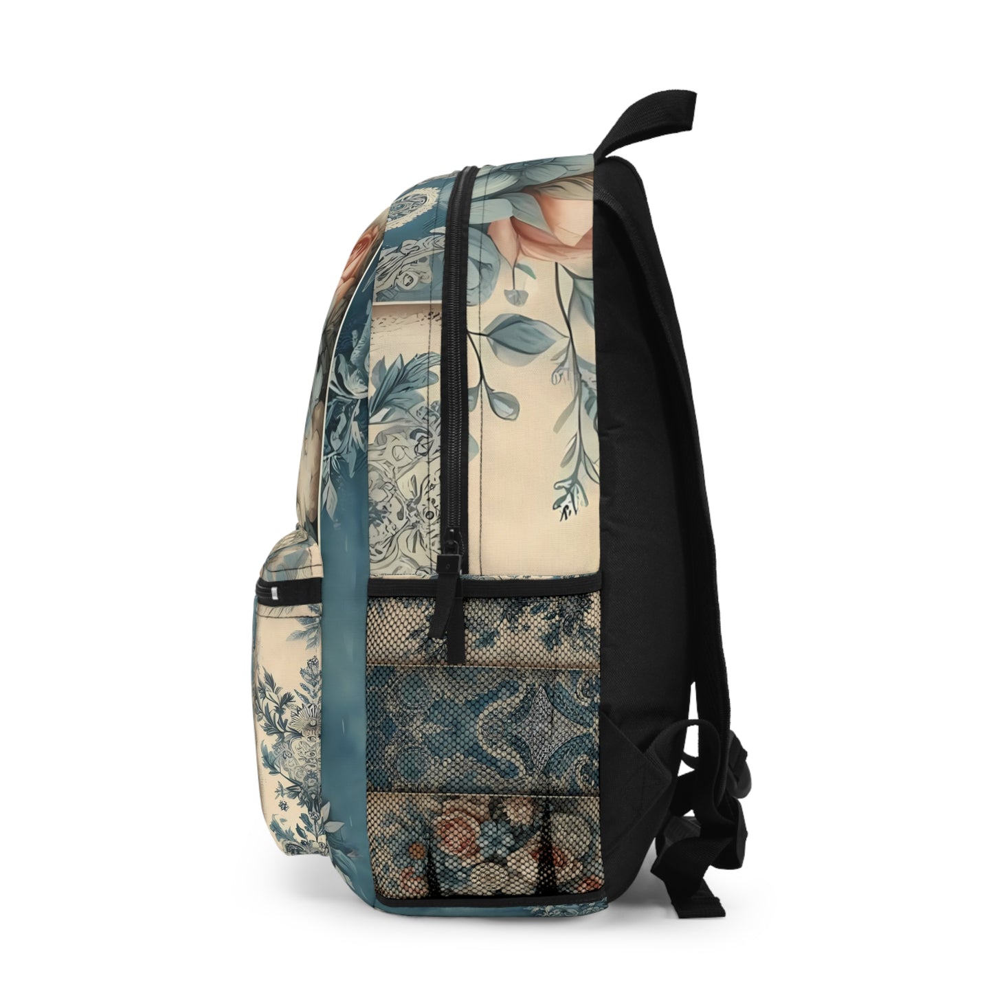 Vintage Floral Backpack - Elegant Design for Everyday Use