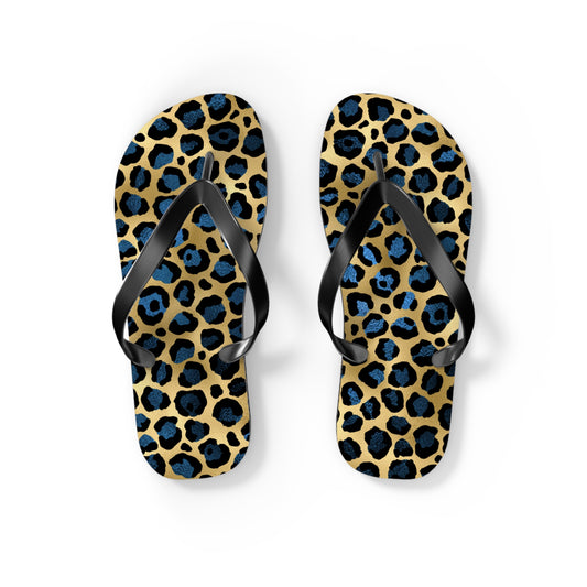 Leopard Print Flip Flops - Stylish Summer Footwear