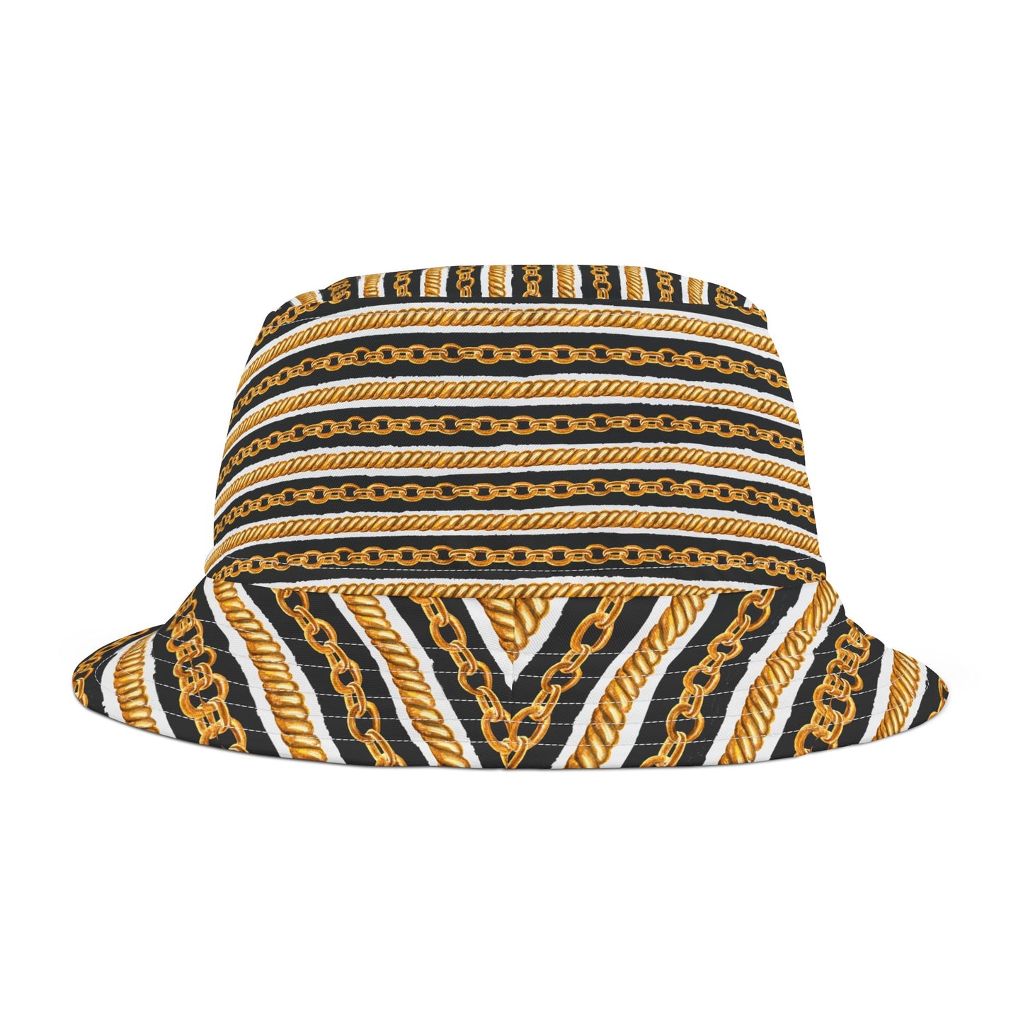 Stylish Gold Chain Bucket Hat - Trendy Accessory for Summer & Festivals