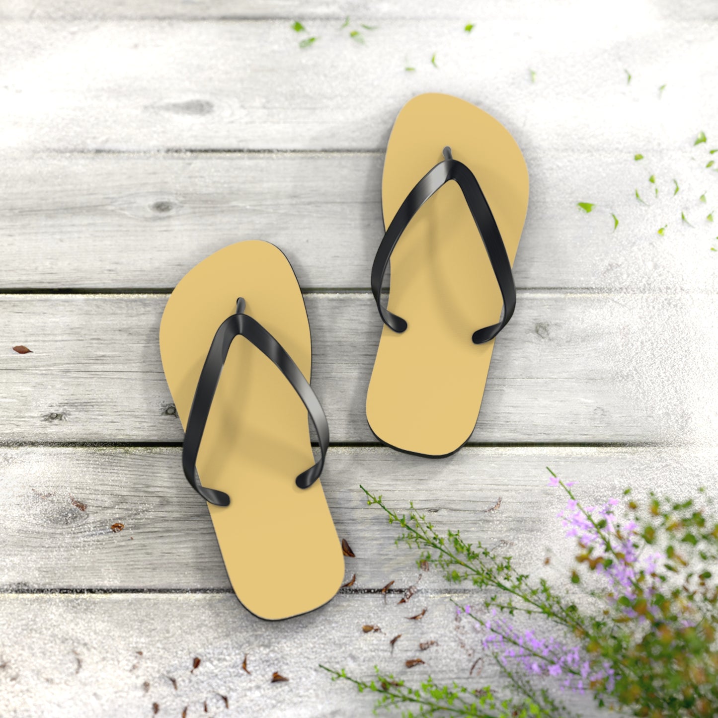 Stylish Yellow Flip Flops for Summer Adventures