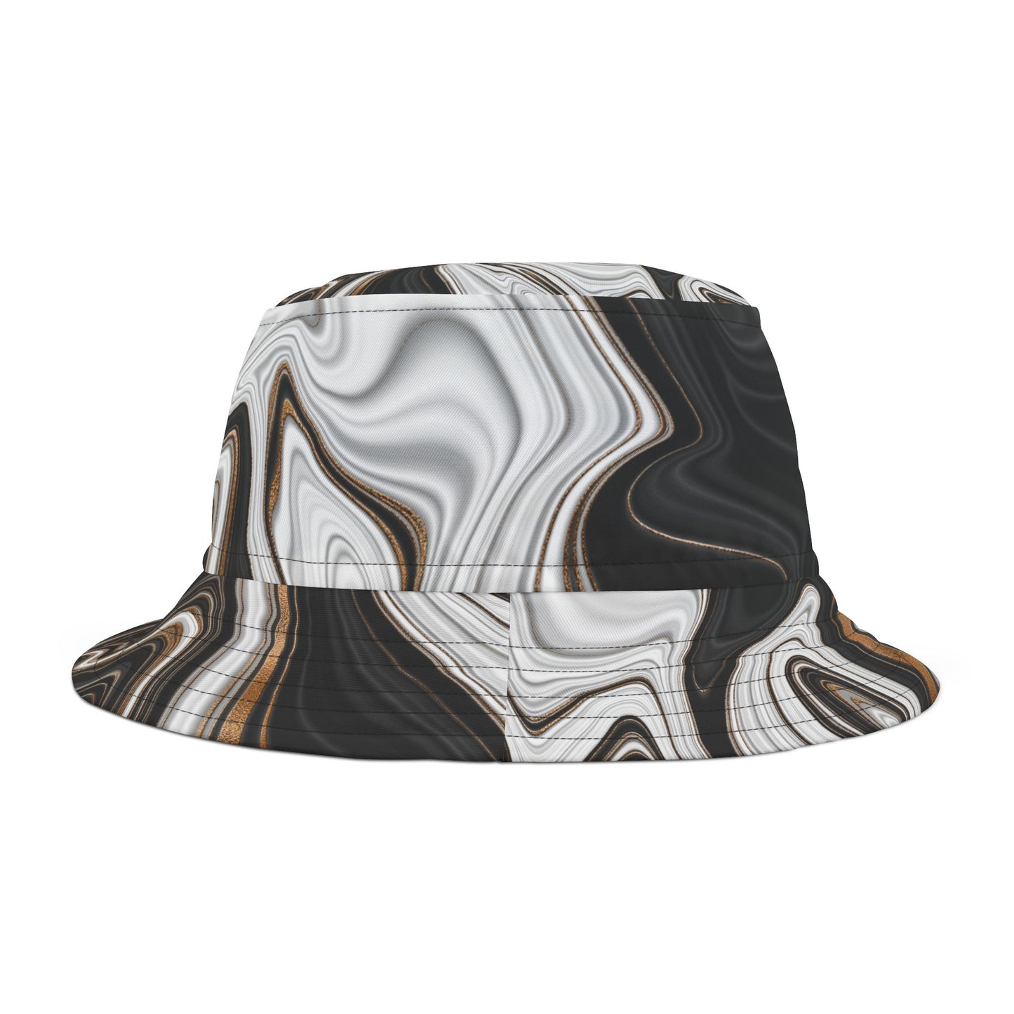 Stylish Abstract Marble Bucket Hat – Bold & Artistic Fashion Statement