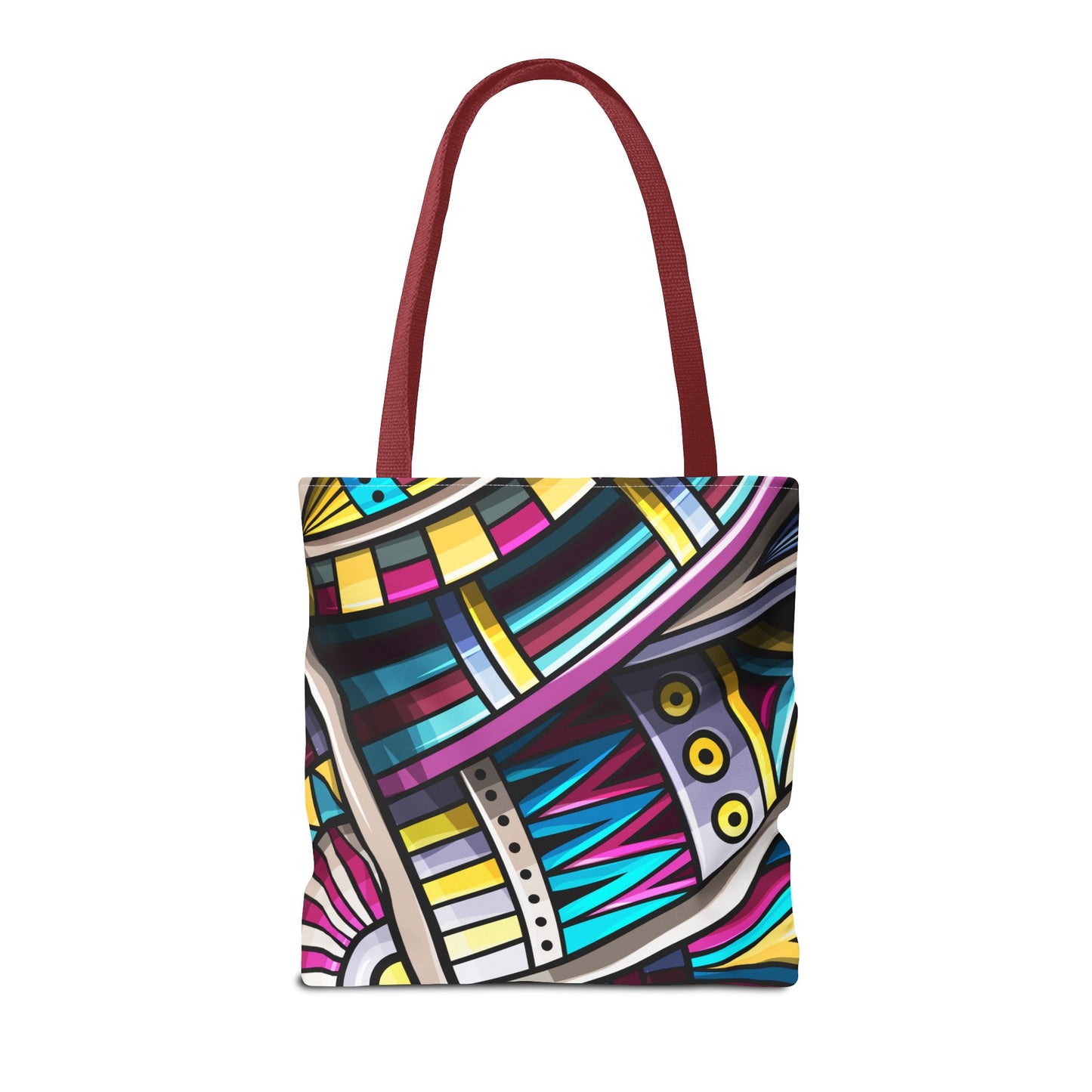 Colorful Graphic Tote Bag - Stylish & Versatile for Everyday Use