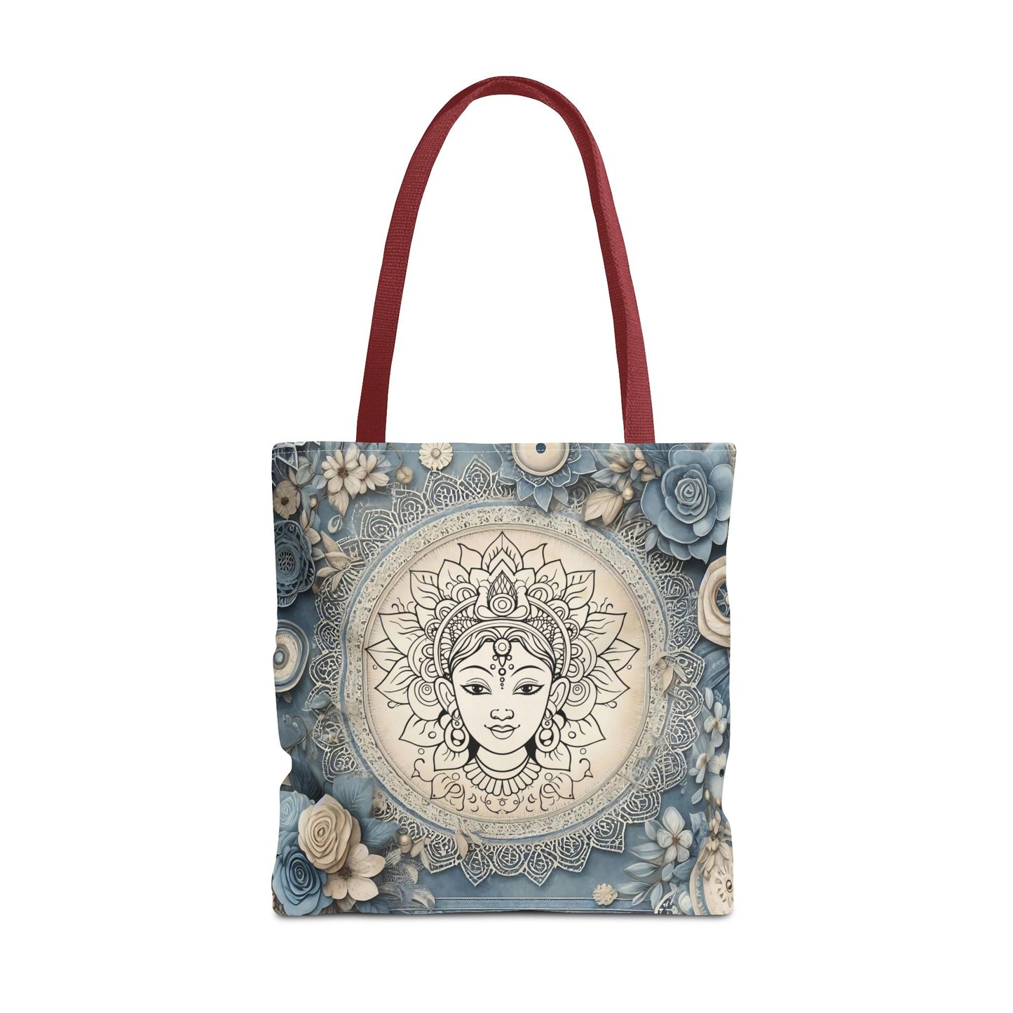 Mandala Goddess Tote Bag - Stylish Bohemian Eco-Friendly Shopping Bag