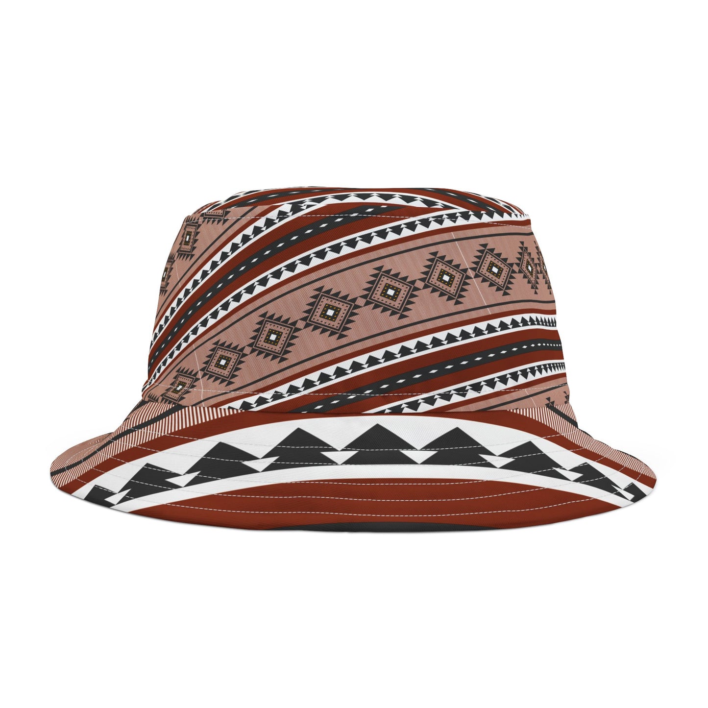 Modern Tribal Print Bucket Hat - Bold and Artistic