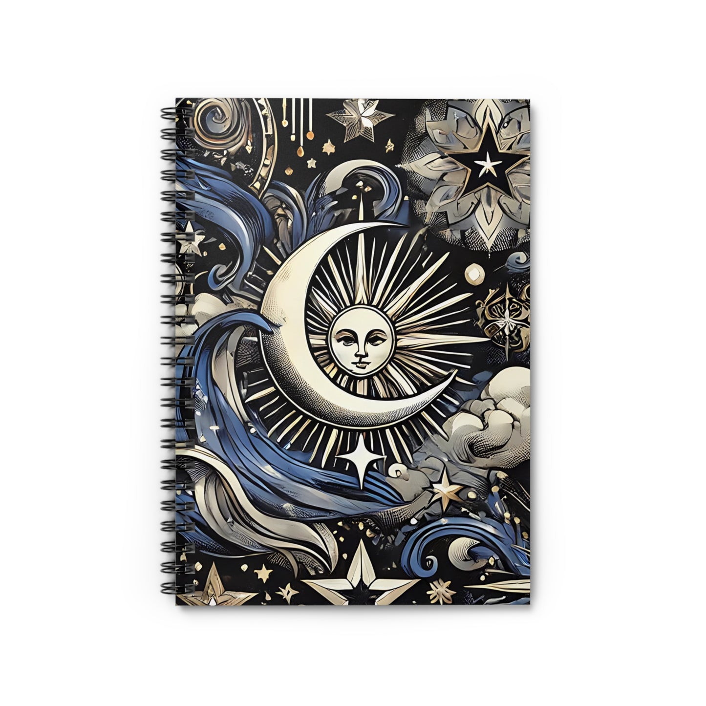 Celestial Dreams Spiral Notebook - Ruled Line for Creative Souls