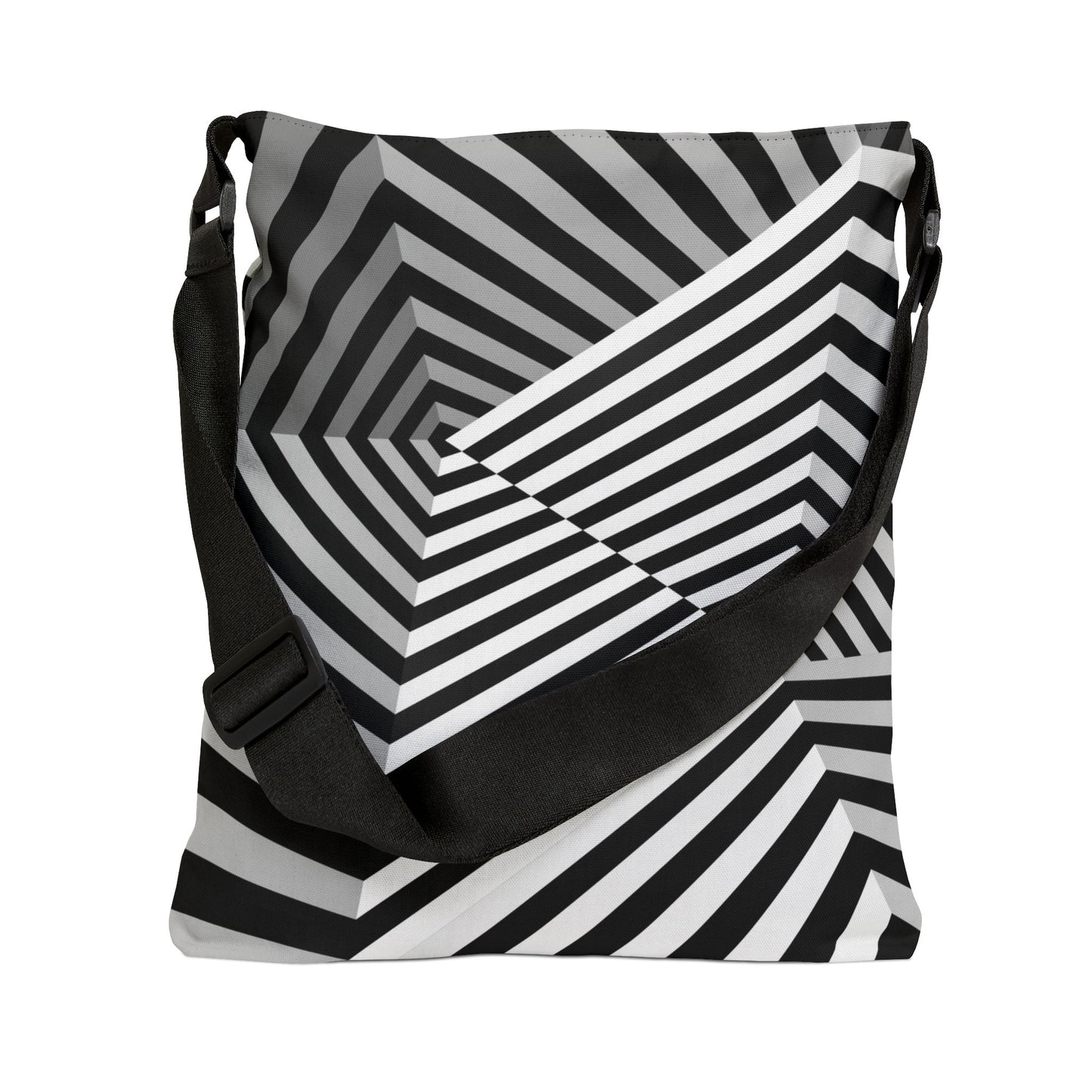 Stylish Geometric Adjustable Tote Bag - Perfect for Everyday Use