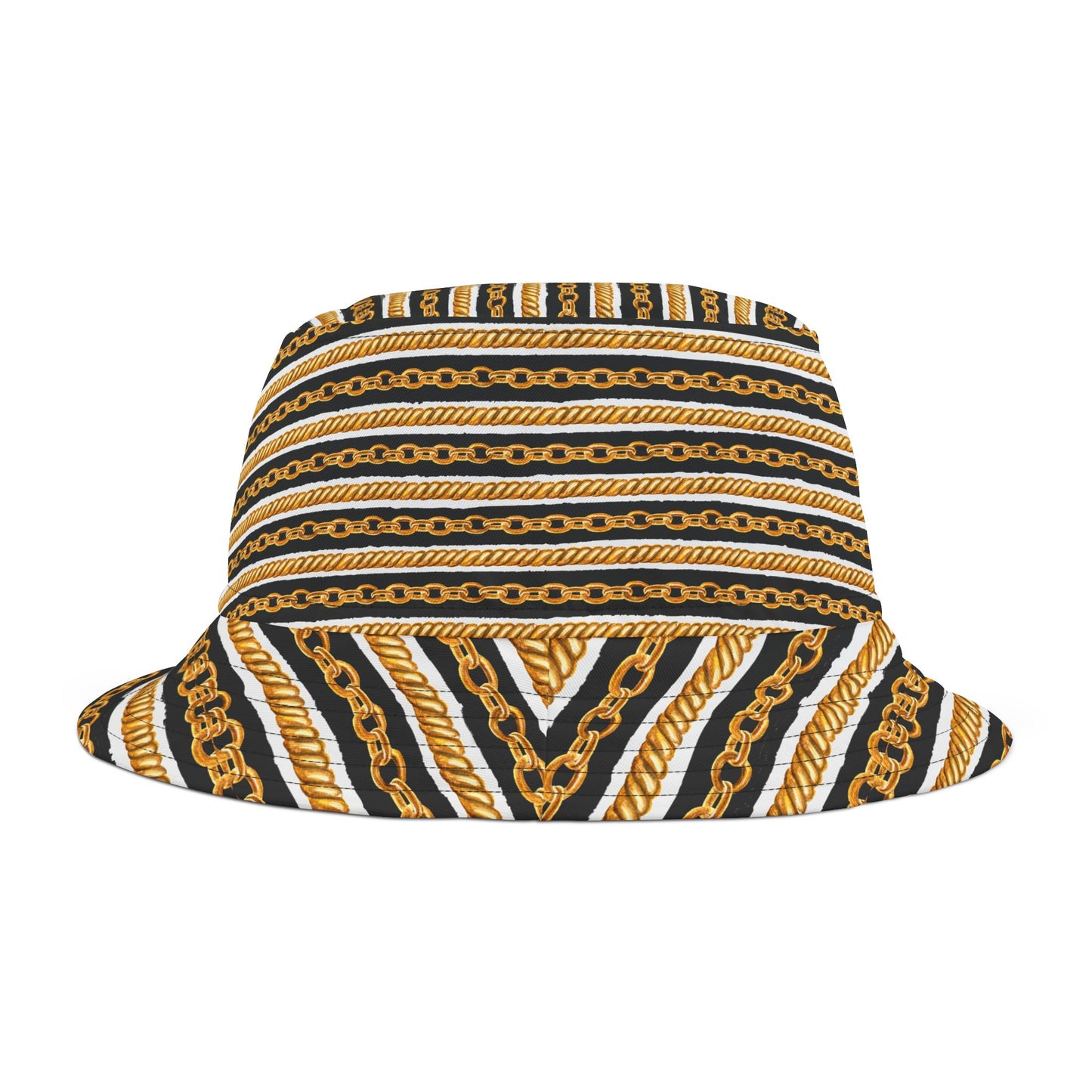 Stylish Gold Chain Bucket Hat - Trendy Accessory for Summer & Festivals