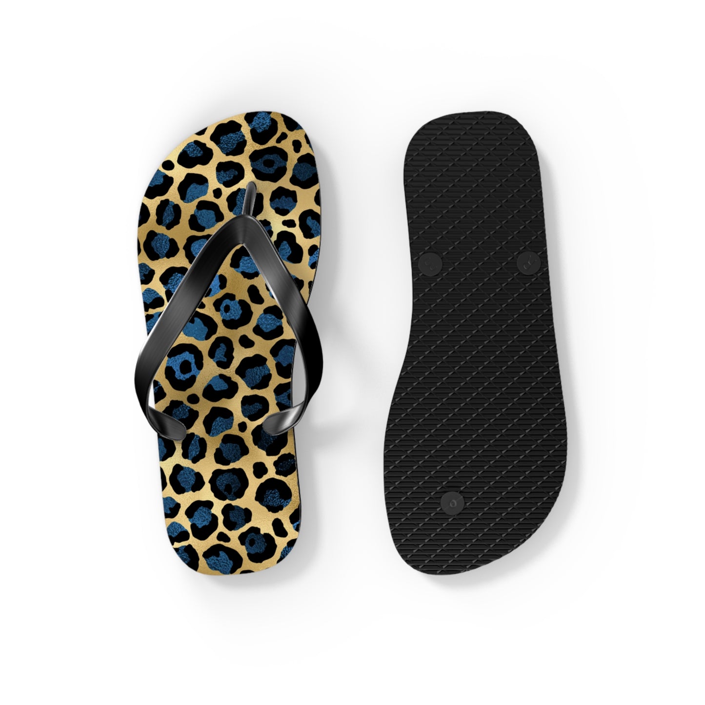 Leopard Print Flip Flops - Stylish Summer Footwear