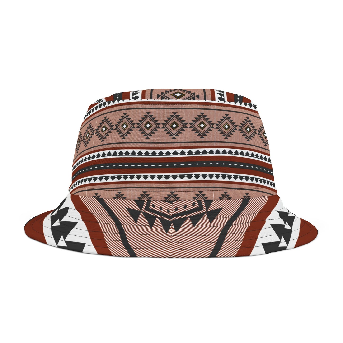 Modern Tribal Print Bucket Hat - Bold and Artistic