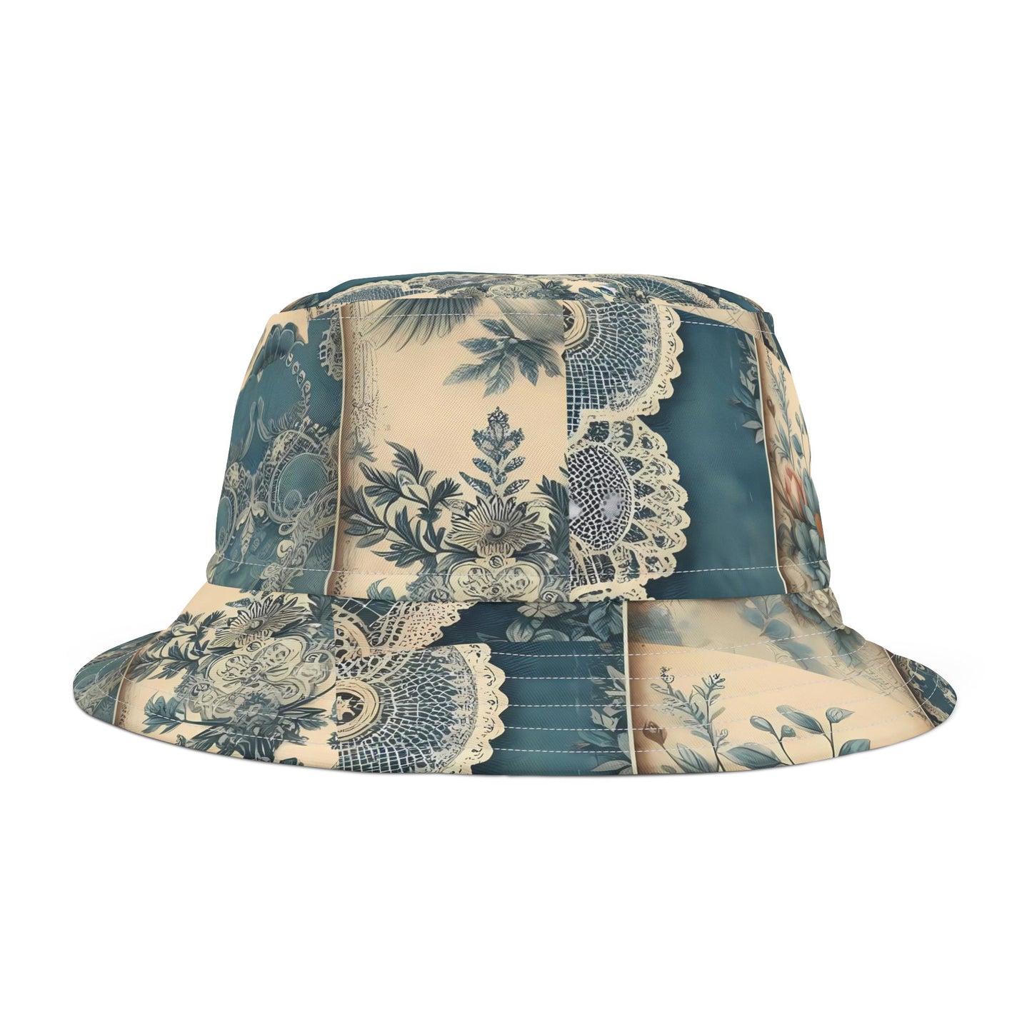 Vintage Floral Bucket Hat – Timeless & Elegant Fashion Accessory