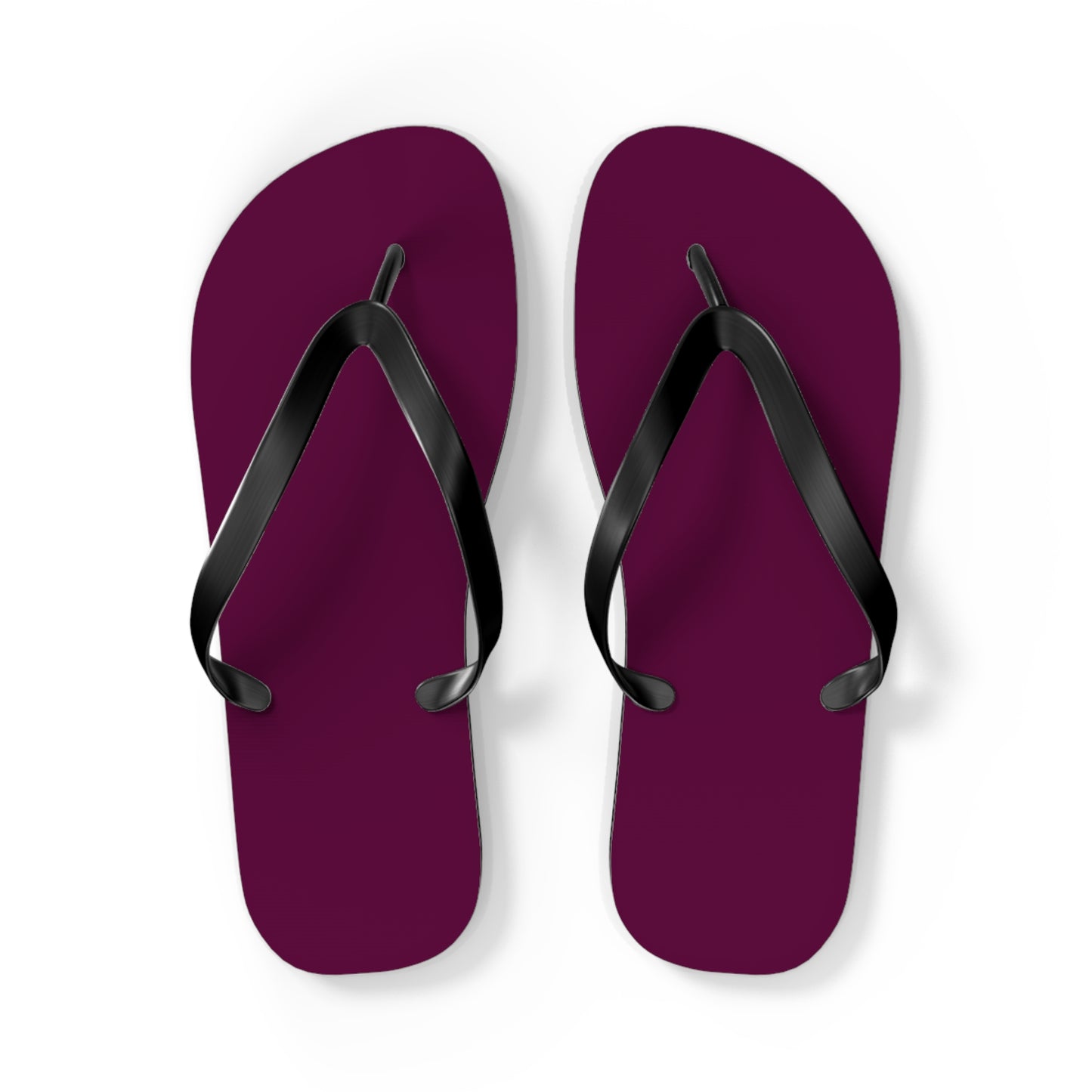 Stylish Maroon Flip Flops - Summer Beach Footwear for Casual Outings