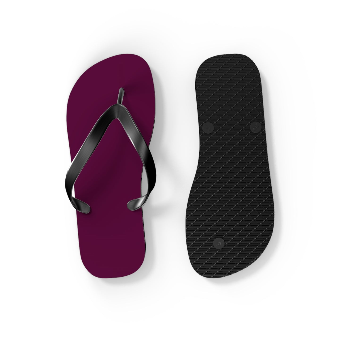 Stylish Maroon Flip Flops - Summer Beach Footwear for Casual Outings