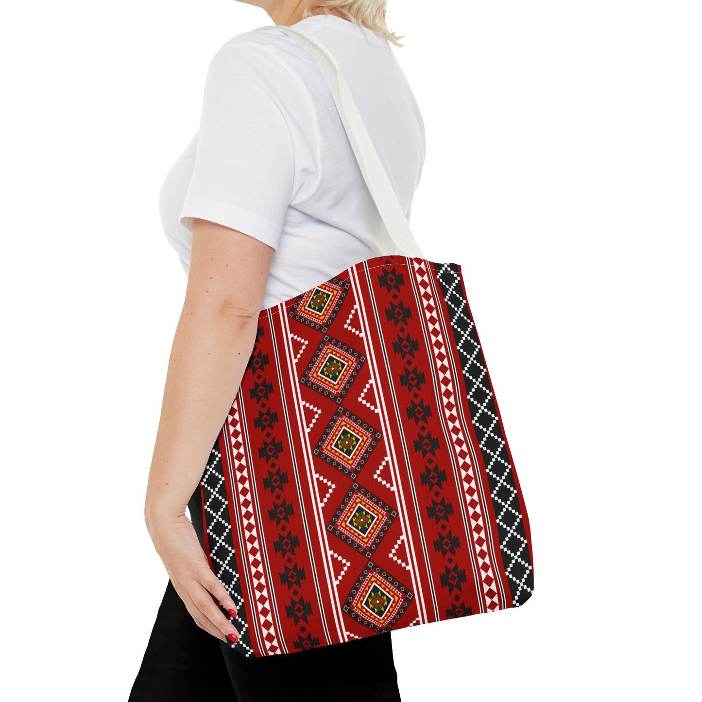 Ethnic Pattern Tote Bag – Stylish, Spacious & Perfect for Everyday Use