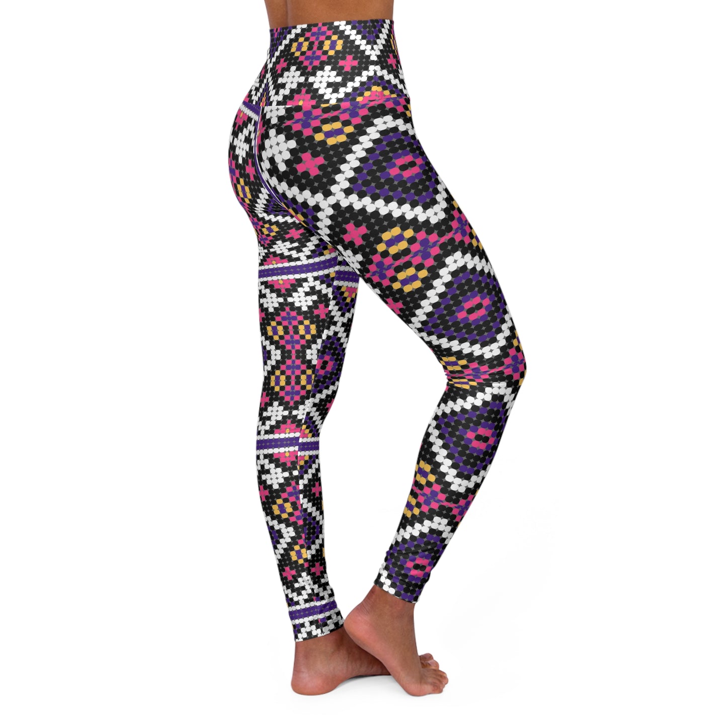 Colorful High Waisted Yoga Leggings for Comfort & Style