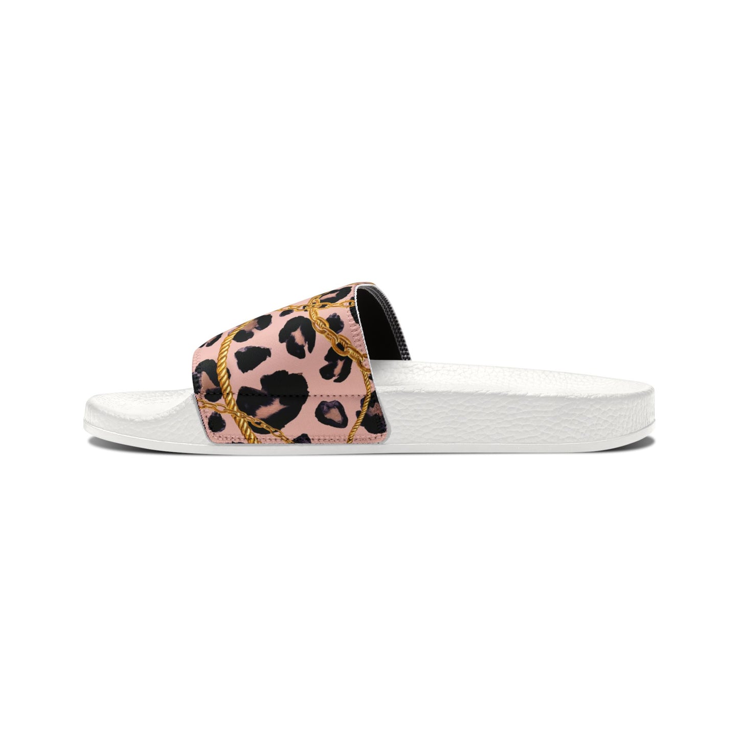 Trendy Women's Removable-Strap Sandals - Stylish Leopard Print Flip Flops