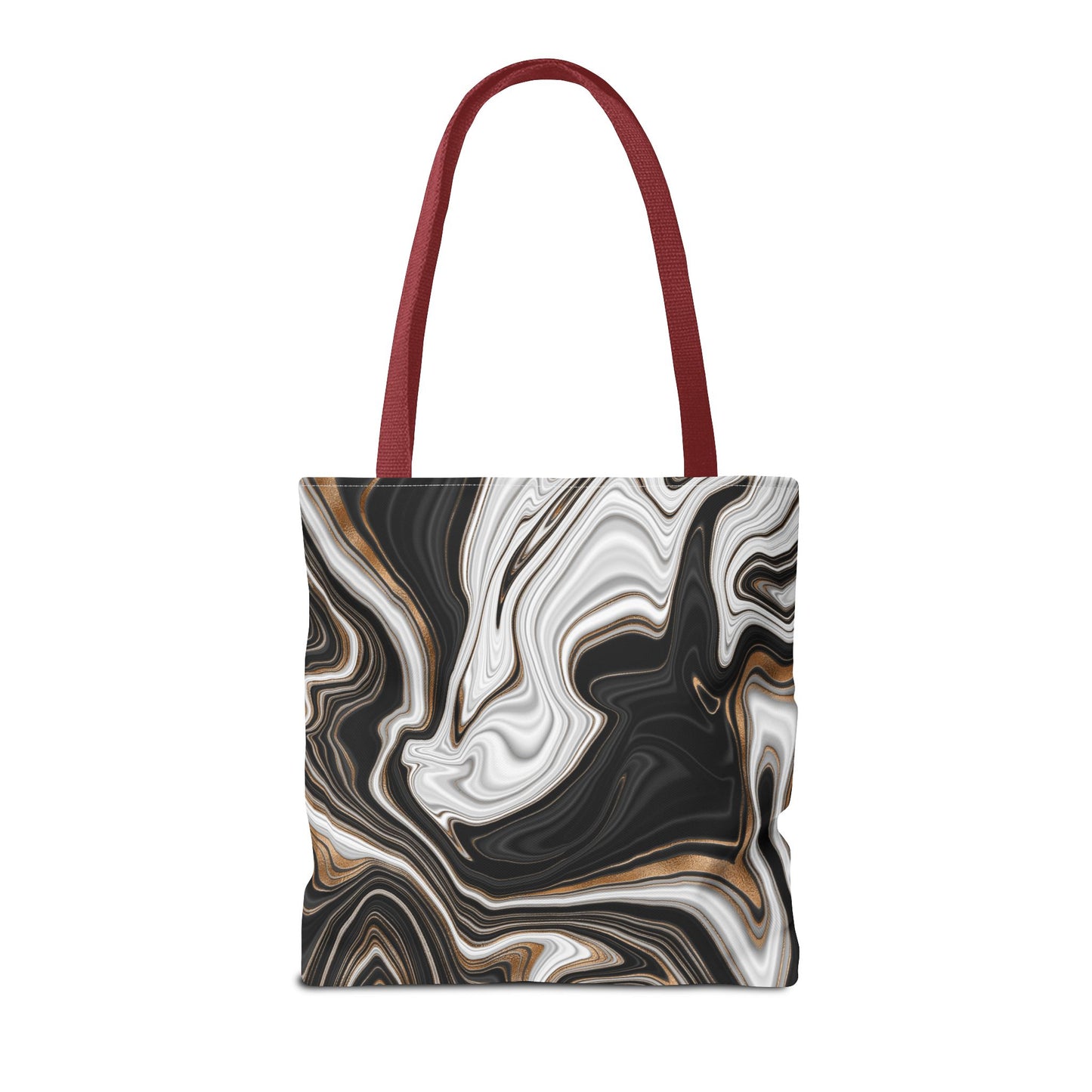 Chic Marble Print Tote Bag - Stylish Eco-Friendly Carryall for Everyday Use