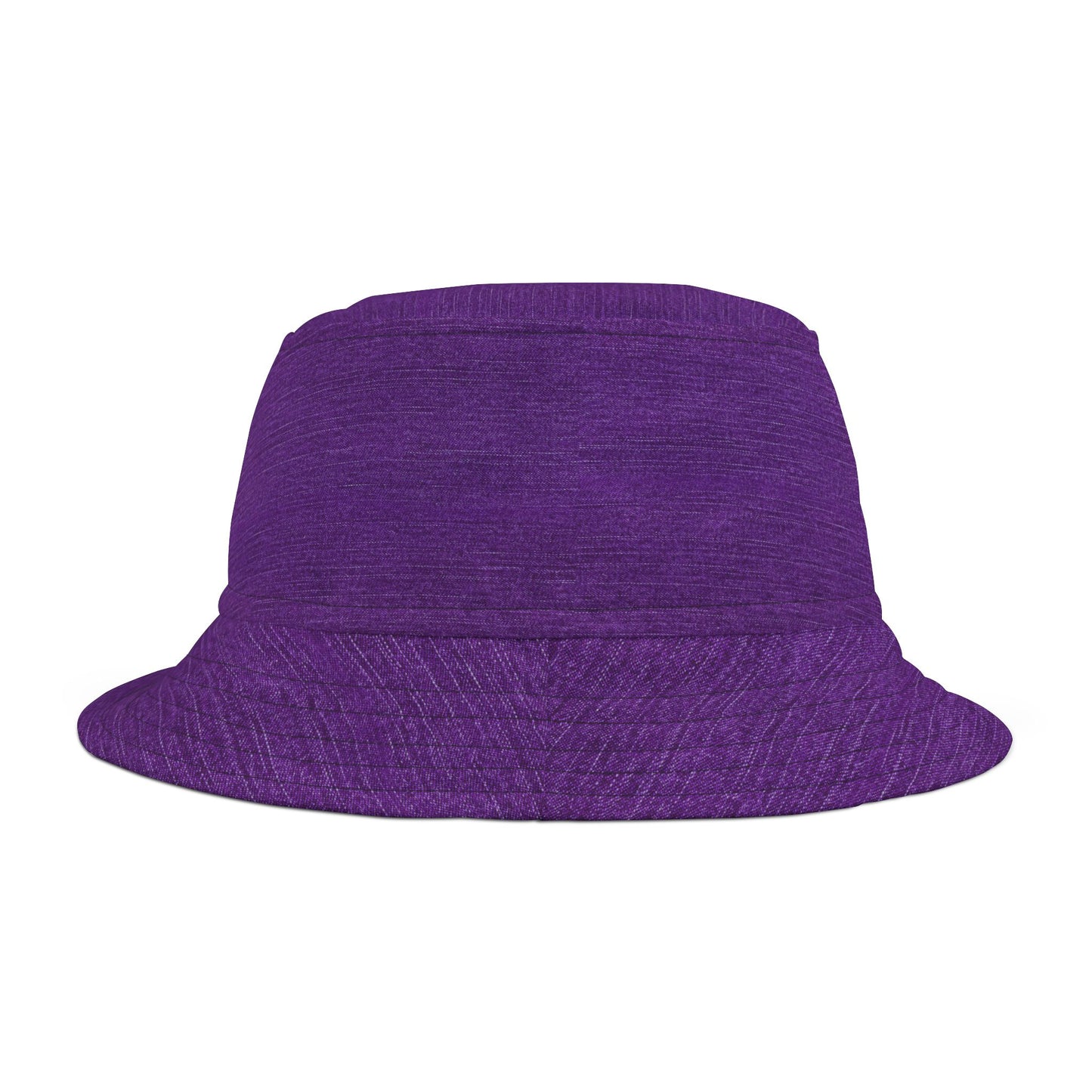 Vibrant Purple Denim Print Bucket Hat – Stylish Outdoor Accessory for Fun Adventures