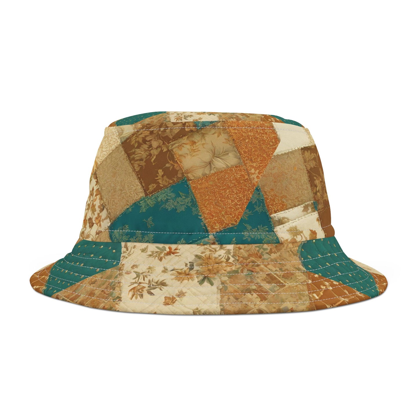 Boho Chic Patchwork Bucket Hat - Stylish & Versatile Summer Accessory