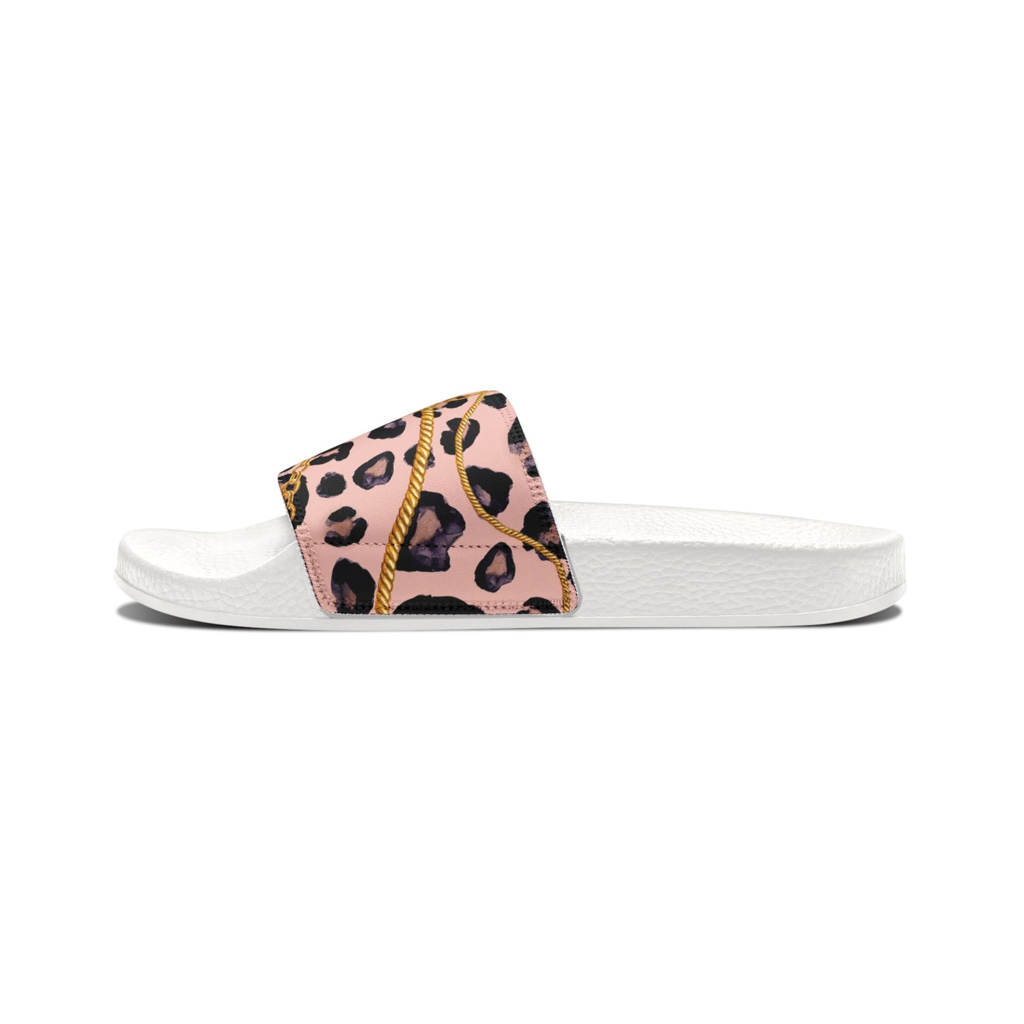 Trendy Women's Removable-Strap Sandals - Stylish Leopard Print Flip Flops