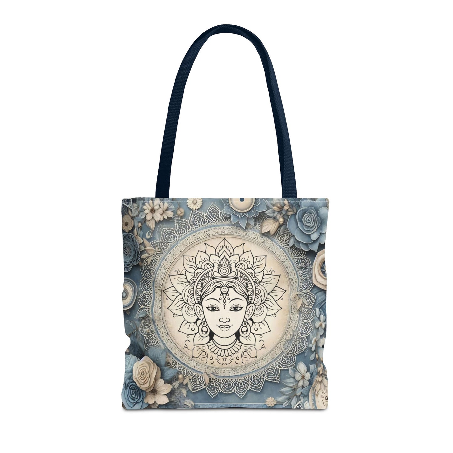 Mandala Goddess Tote Bag - Stylish Bohemian Eco-Friendly Shopping Bag