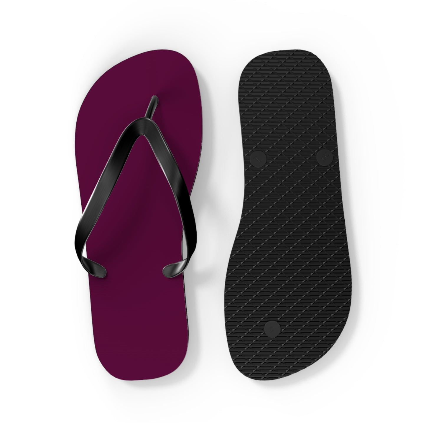 Stylish Maroon Flip Flops - Summer Beach Footwear for Casual Outings