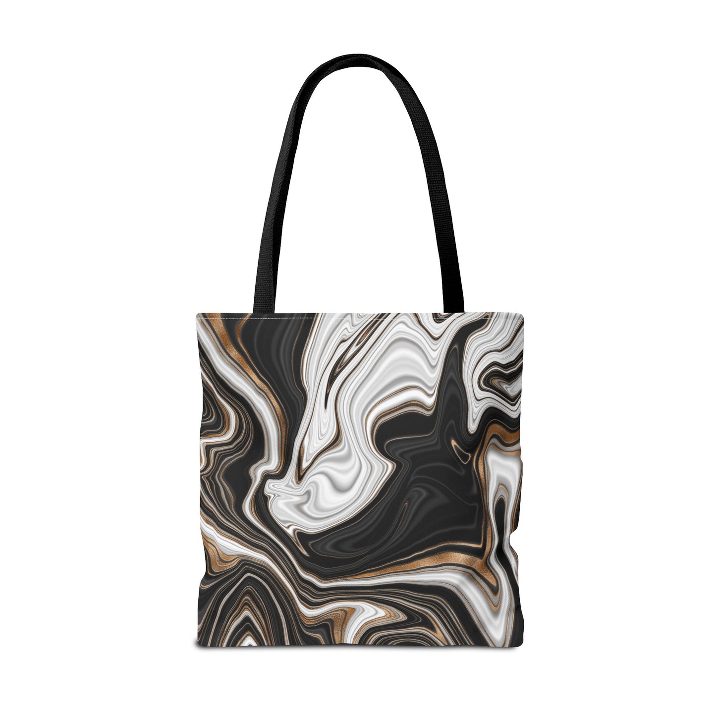 Chic Marble Print Tote Bag - Stylish Eco-Friendly Carryall for Everyday Use