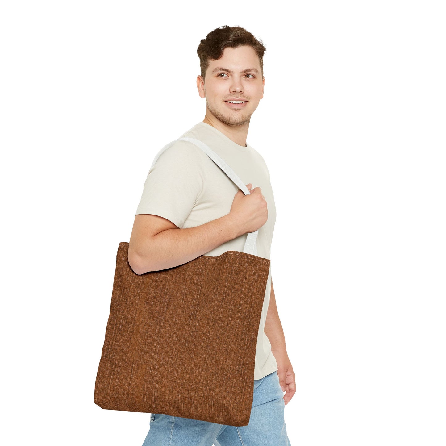 Eco-Friendly Brown Tote Bag - Stylish & Versatile for Daily Use