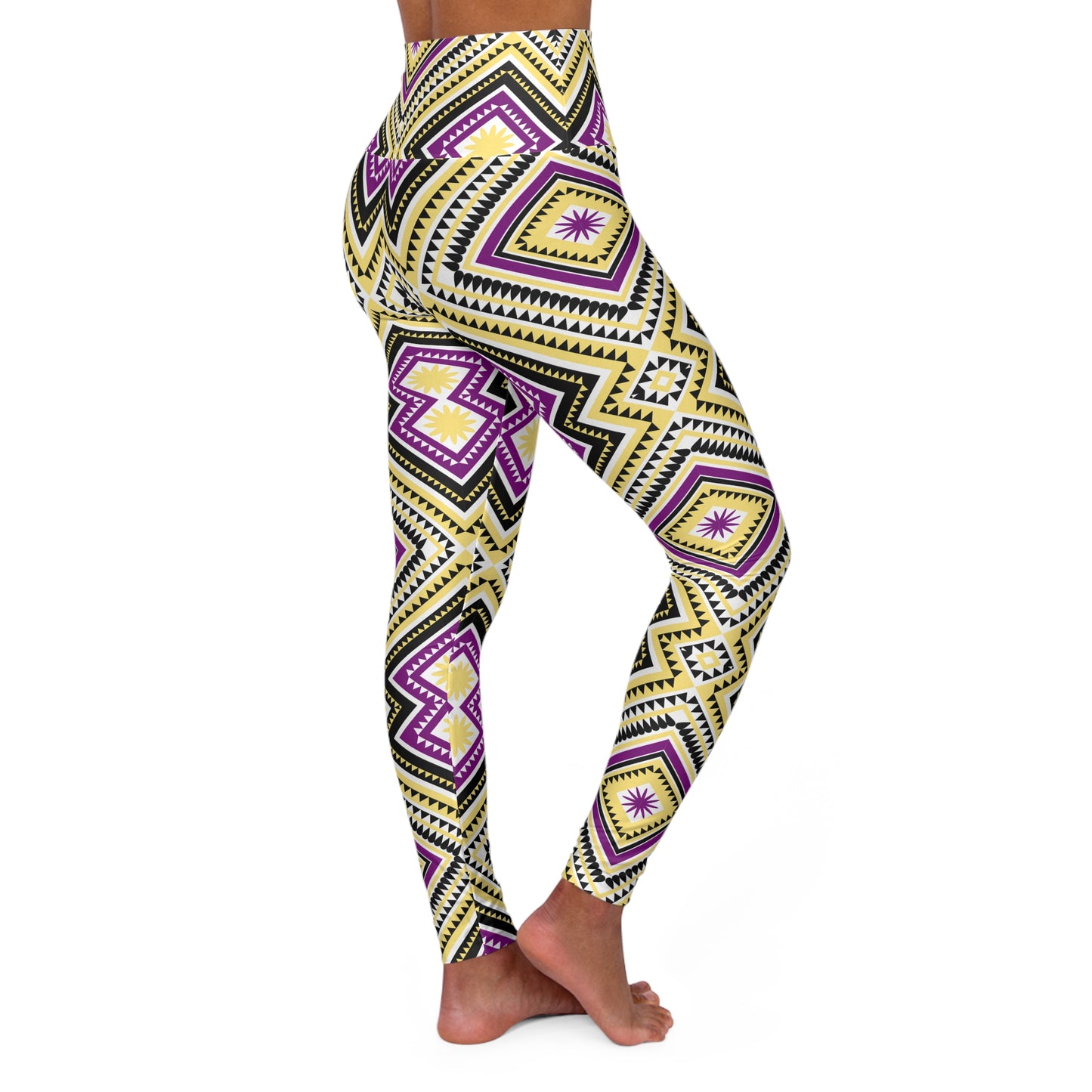 Vibrant High Waisted Yoga Leggings for Active Lifestyle – Perfect for Yoga, Fitness & Casual Wear