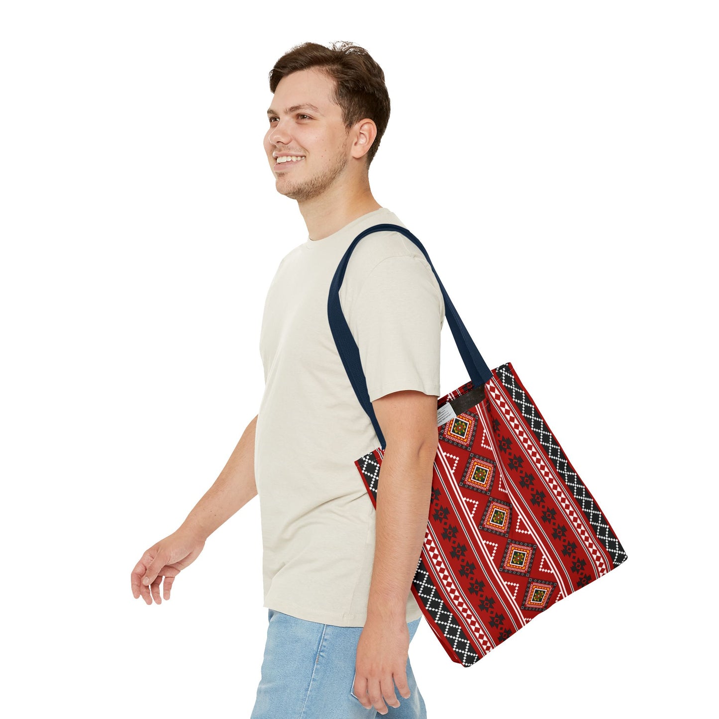 Ethnic Pattern Tote Bag – Stylish, Spacious & Perfect for Everyday Use