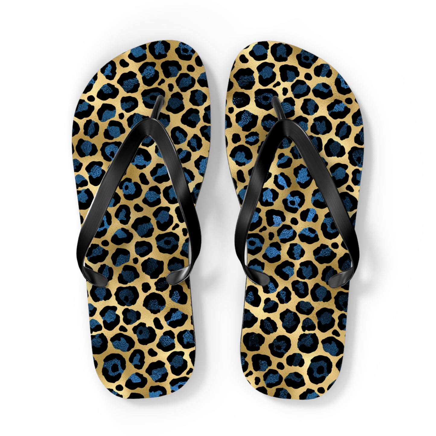 Leopard Print Flip Flops - Stylish Summer Footwear