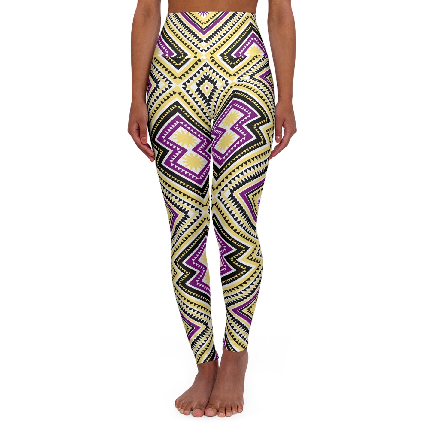 Vibrant High Waisted Yoga Leggings for Active Lifestyle – Perfect for Yoga, Fitness & Casual Wear