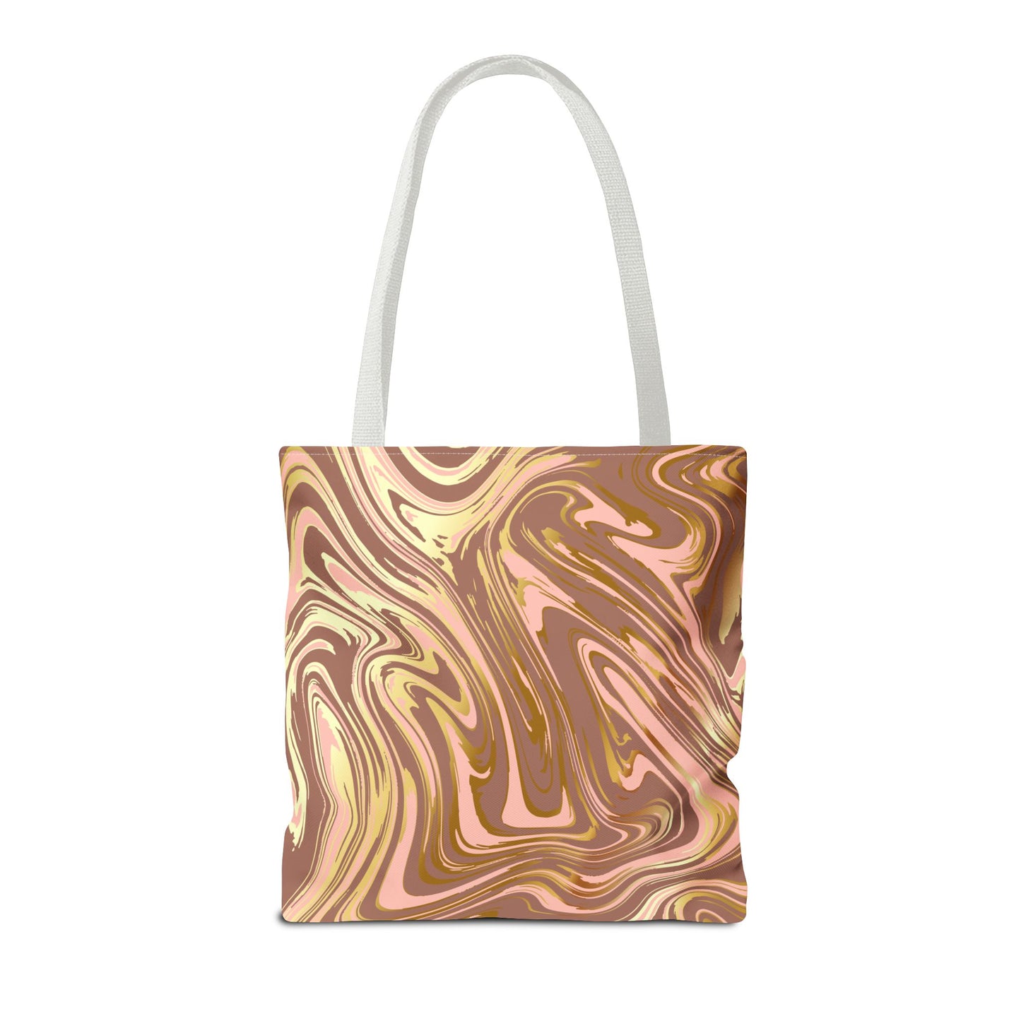 Chic Abstract Marble Tote Bag - Stylish Reusable Shopping Bag for Everyday Use