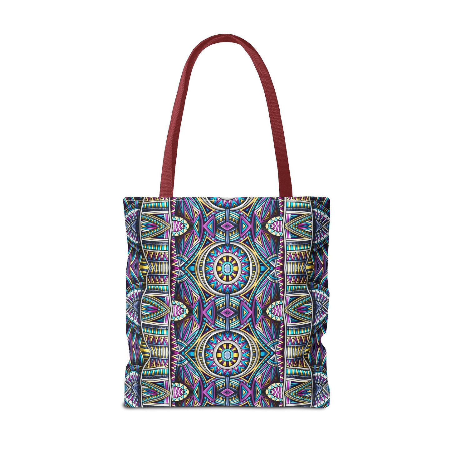 Colorful Bohemian Tote Bag - Mandala Pattern for Everyday Adventures