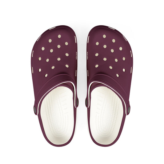 Comfortable EVA Foam Rubber Clogs for Everyday Wear Maroon