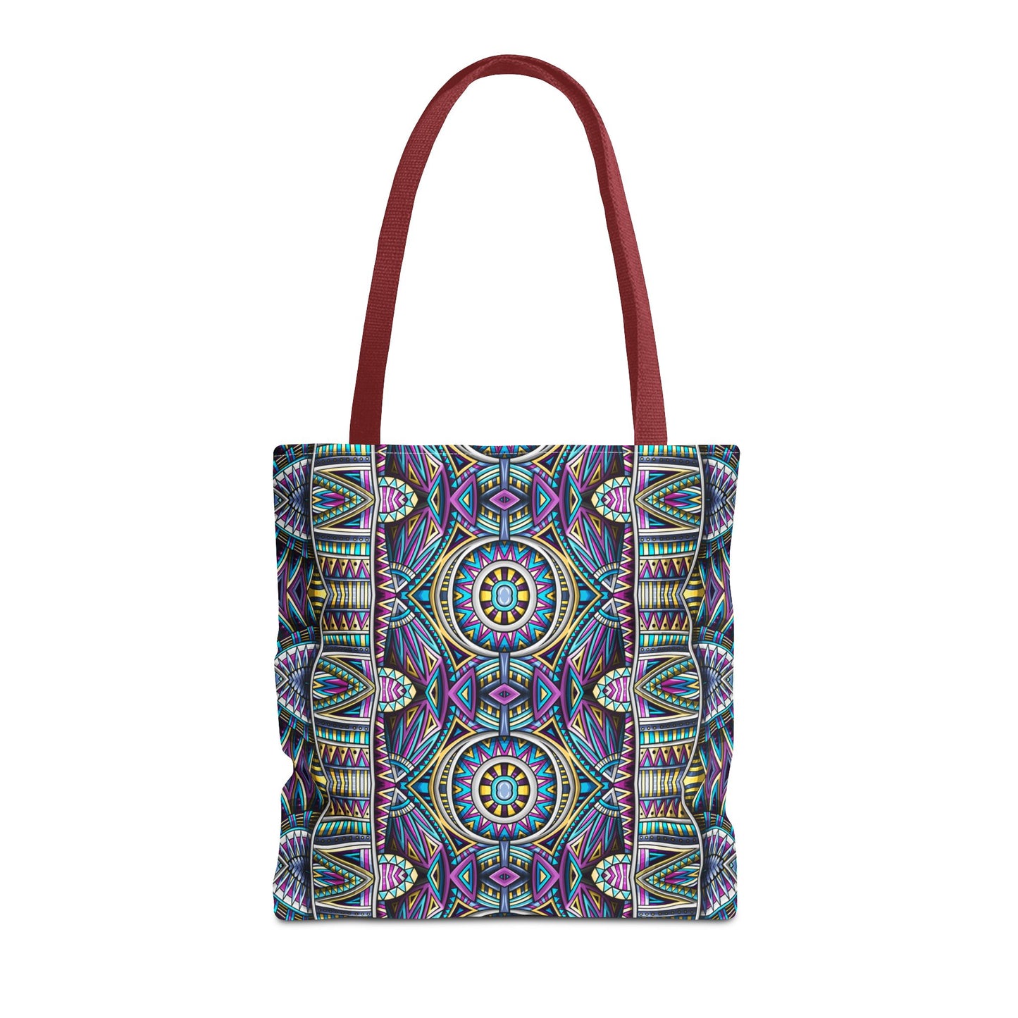 Colorful Bohemian Tote Bag - Mandala Pattern for Everyday Adventures