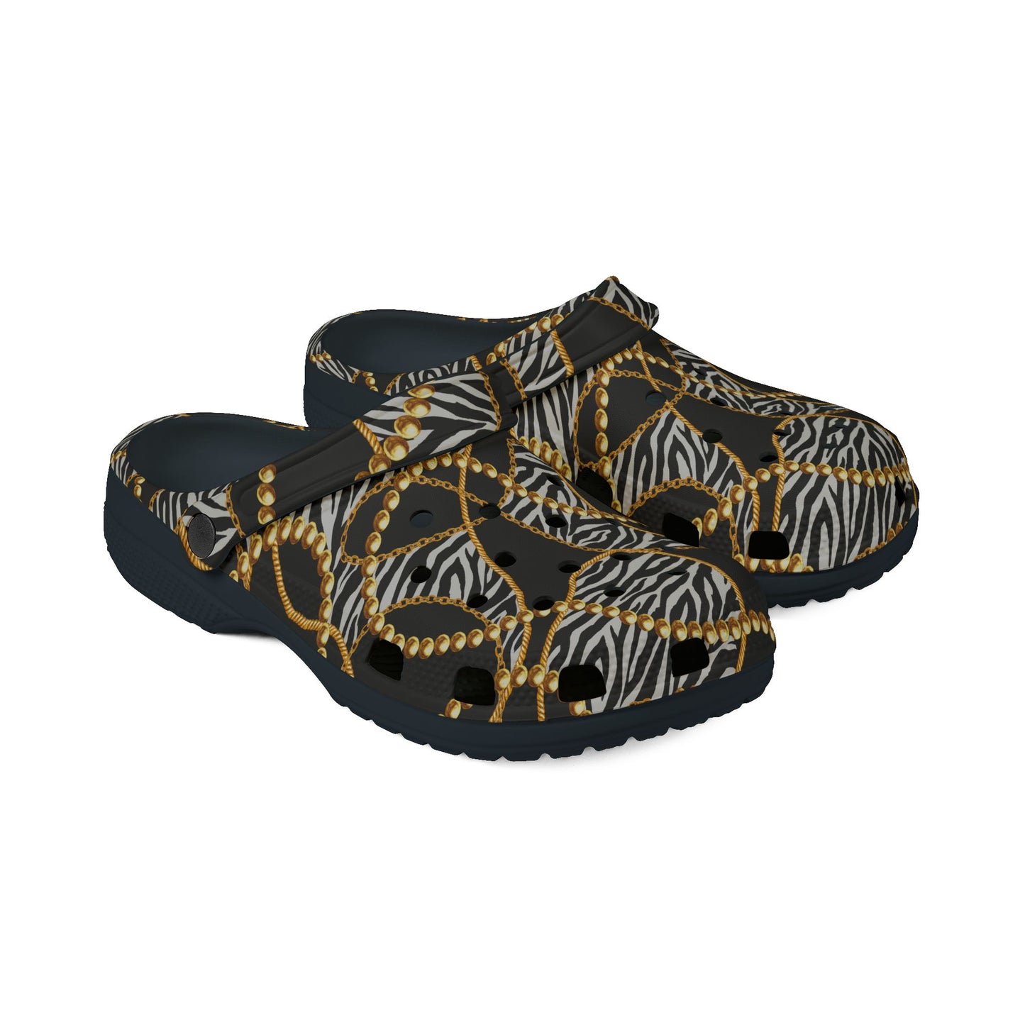 Stylish Zebra Print EVA Foam Rubber Shoes - Comfortable Casual Footwear