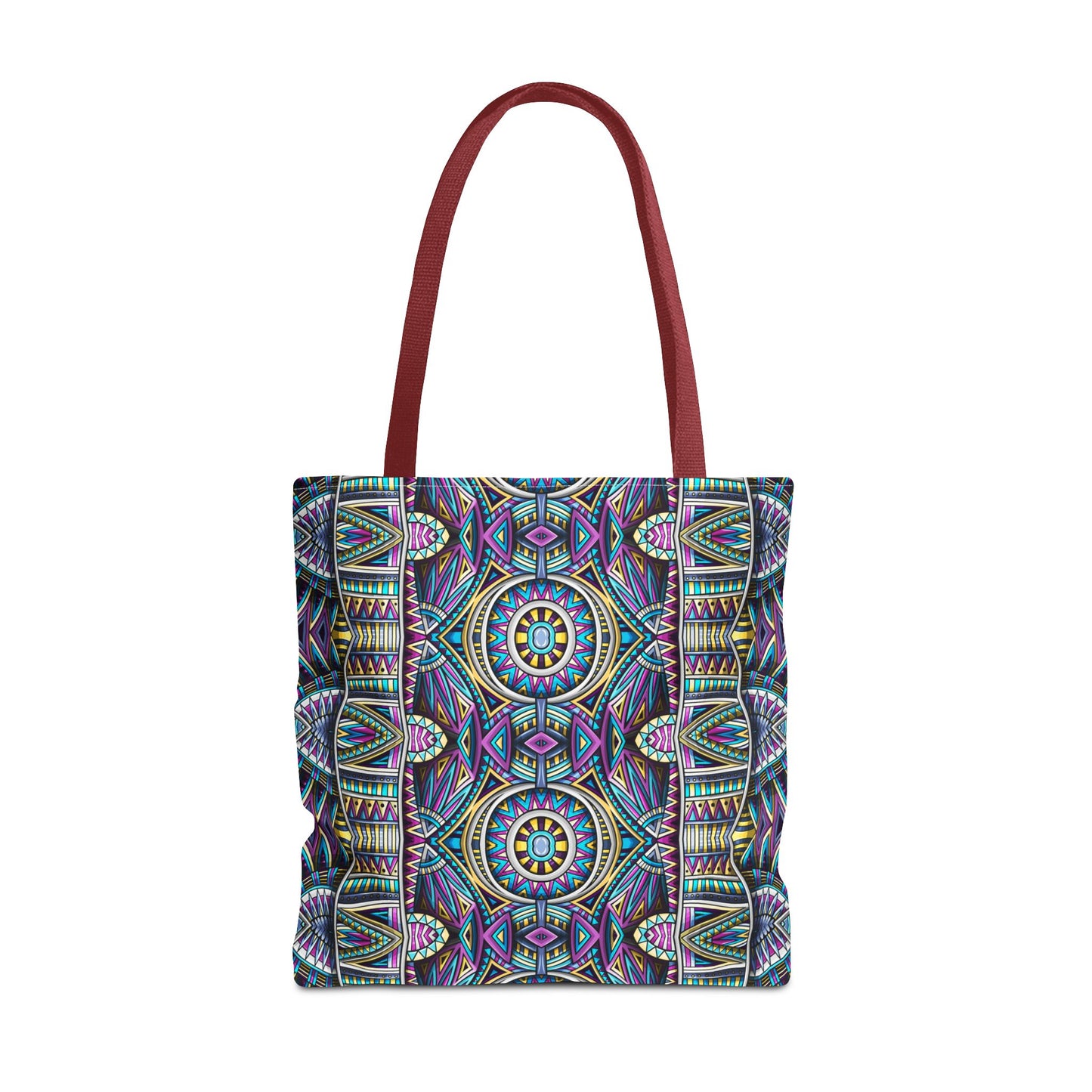 Colorful Bohemian Tote Bag - Mandala Pattern for Everyday Adventures