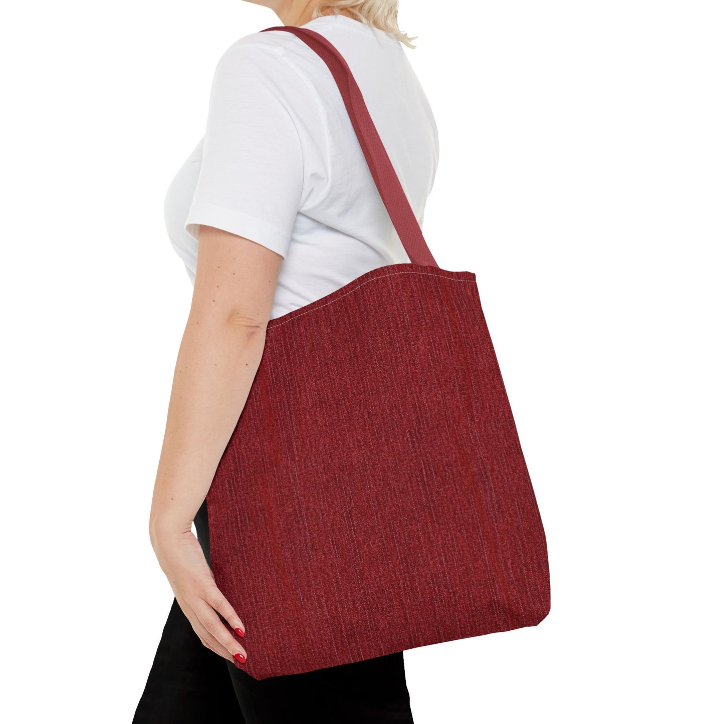 Stylish Red Tote Bag - Versatile Carryall for Everyday Use