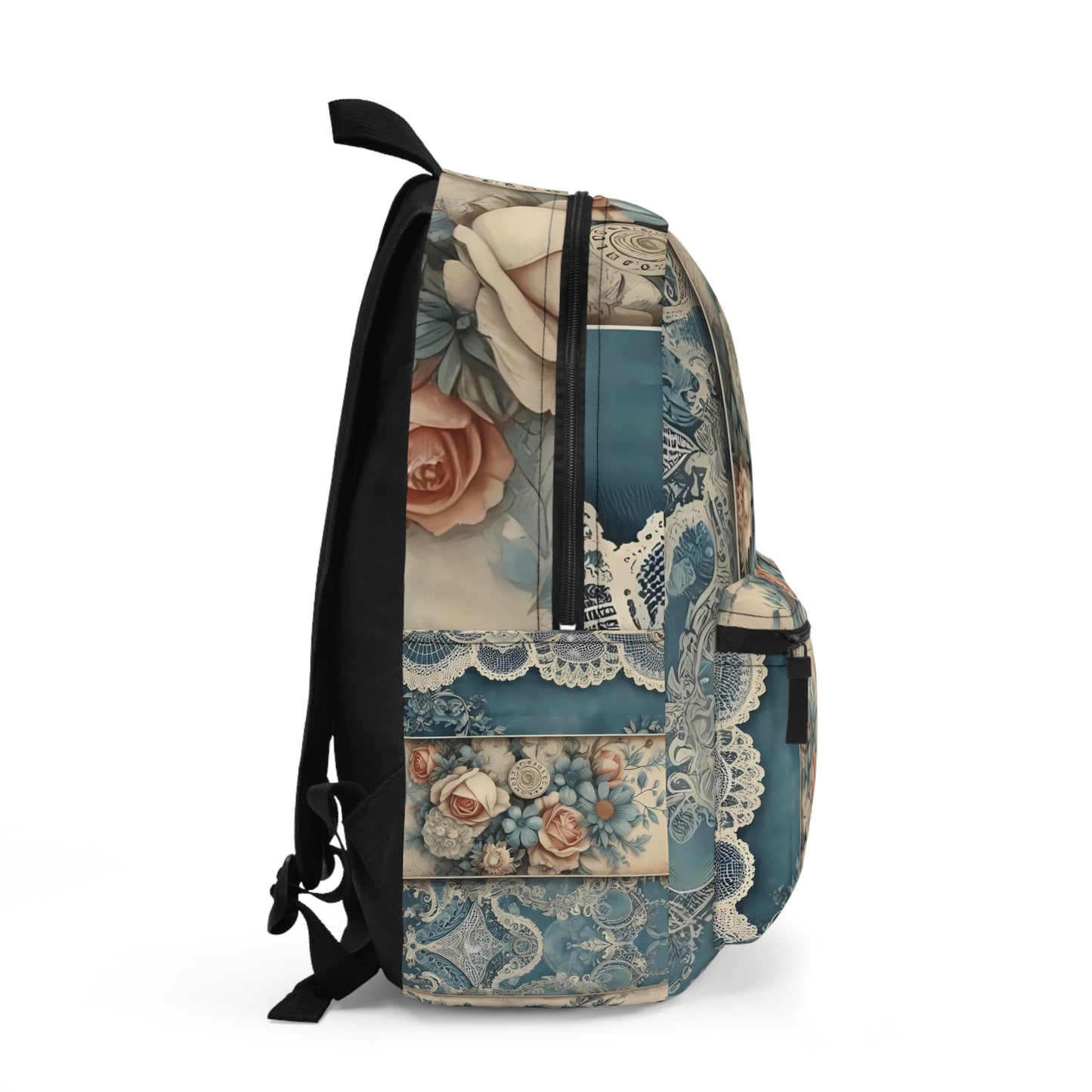 Vintage Floral Backpack - Elegant Design for Everyday Use