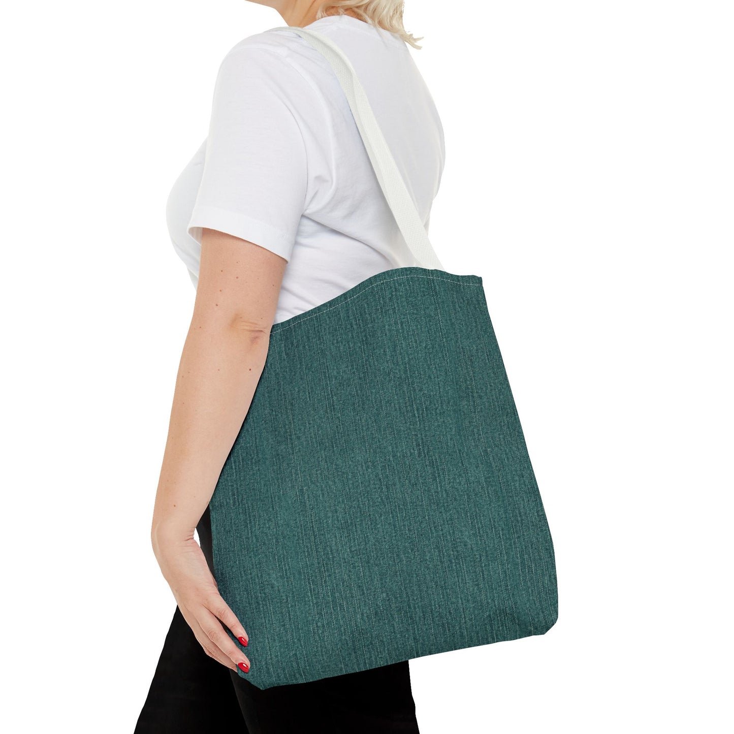 Stylish Teal Tote Bag - Eco-Friendly, Versatile, Perfect for Everyday Use