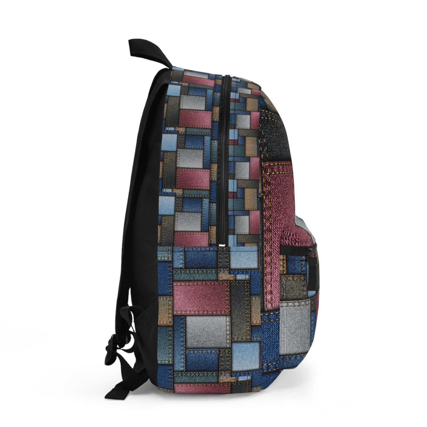 Colorful Patchwork Backpack for Stylish Travel and Everyday Use