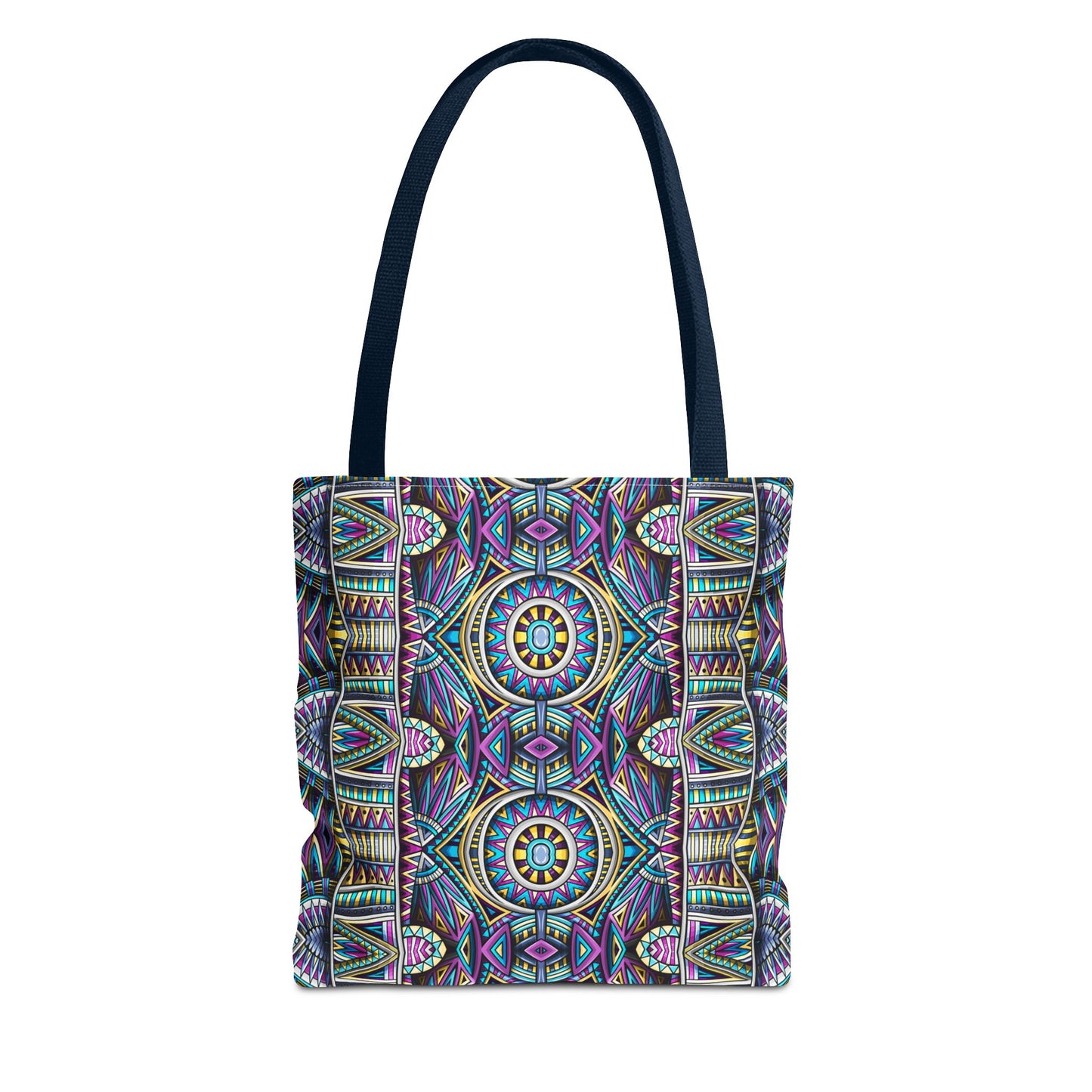 Colorful Bohemian Tote Bag - Mandala Pattern for Everyday Adventures