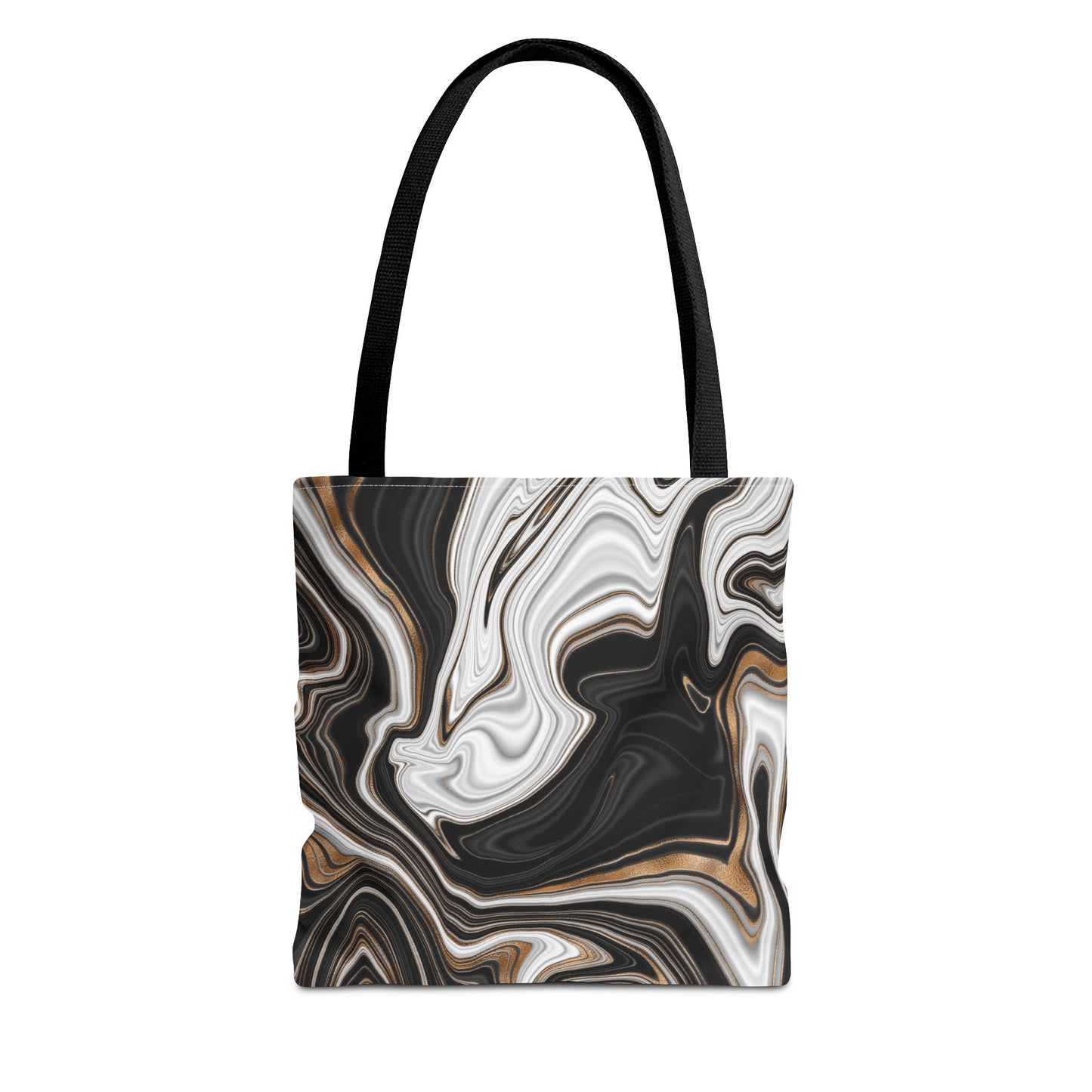 Chic Marble Print Tote Bag - Stylish Eco-Friendly Carryall for Everyday Use