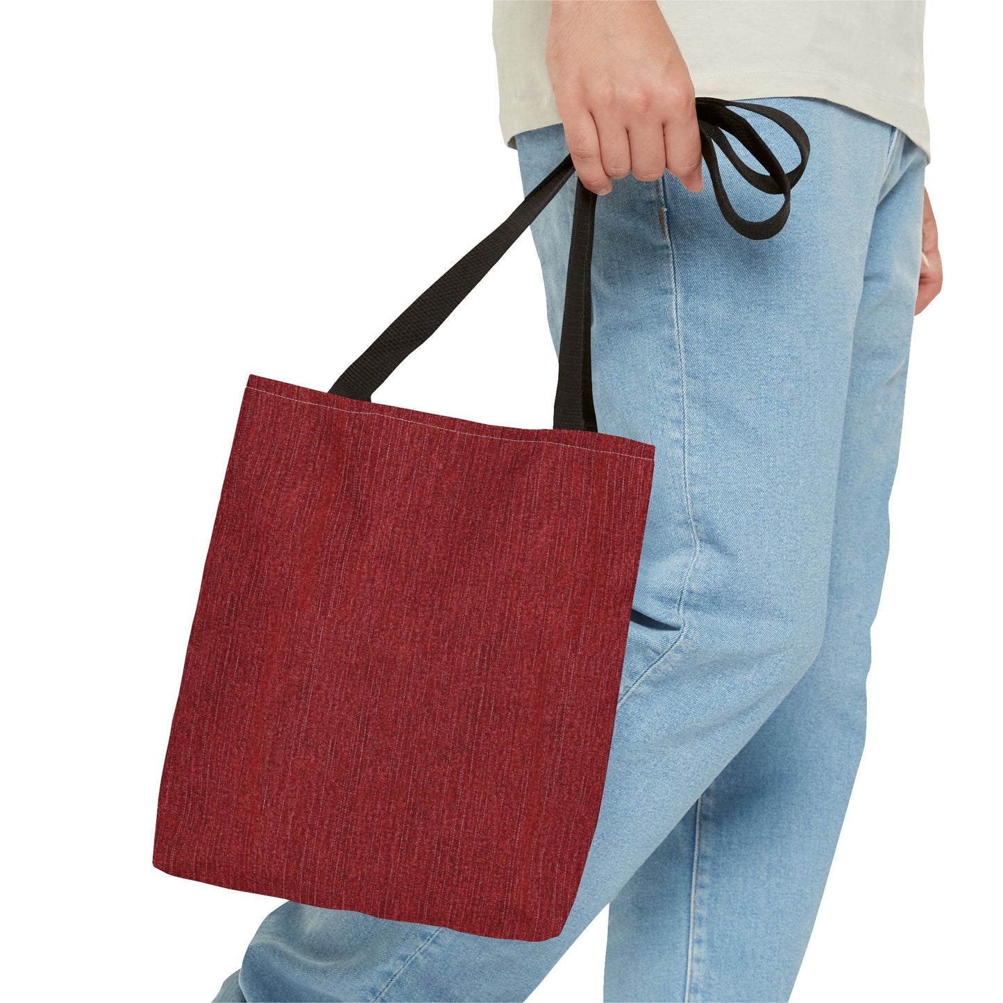 Stylish Red Tote Bag - Versatile Carryall for Everyday Use