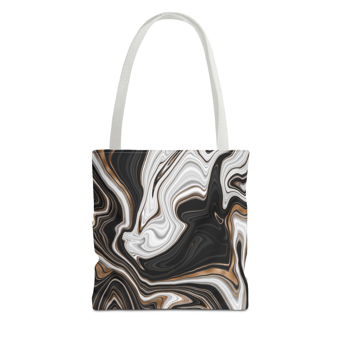 Chic Marble Print Tote Bag - Stylish Eco-Friendly Carryall for Everyday Use