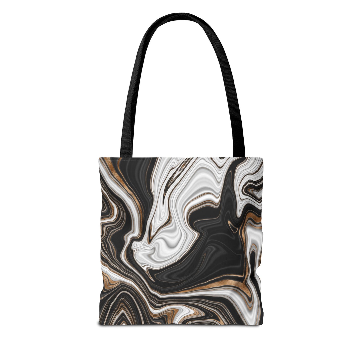 Chic Marble Print Tote Bag - Stylish Eco-Friendly Carryall for Everyday Use