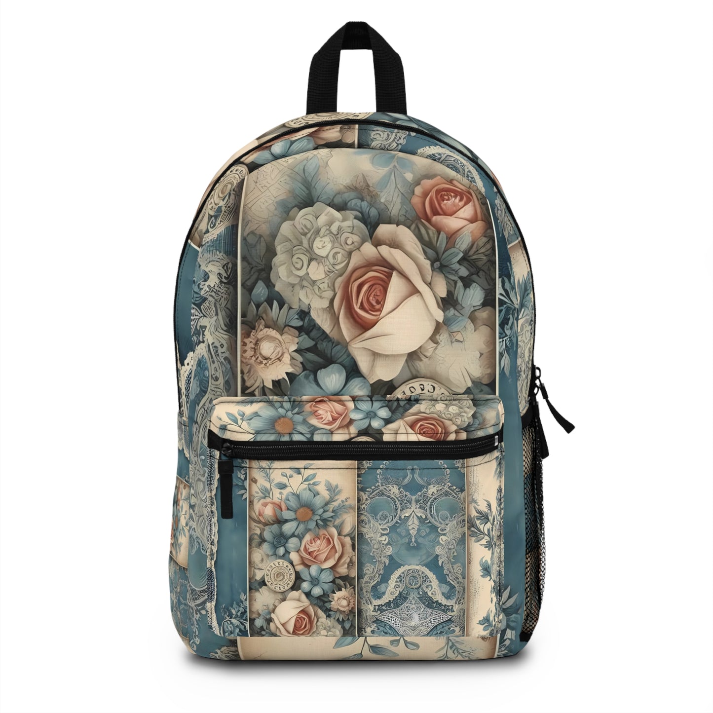 Vintage Floral Backpack - Elegant Design for Everyday Use