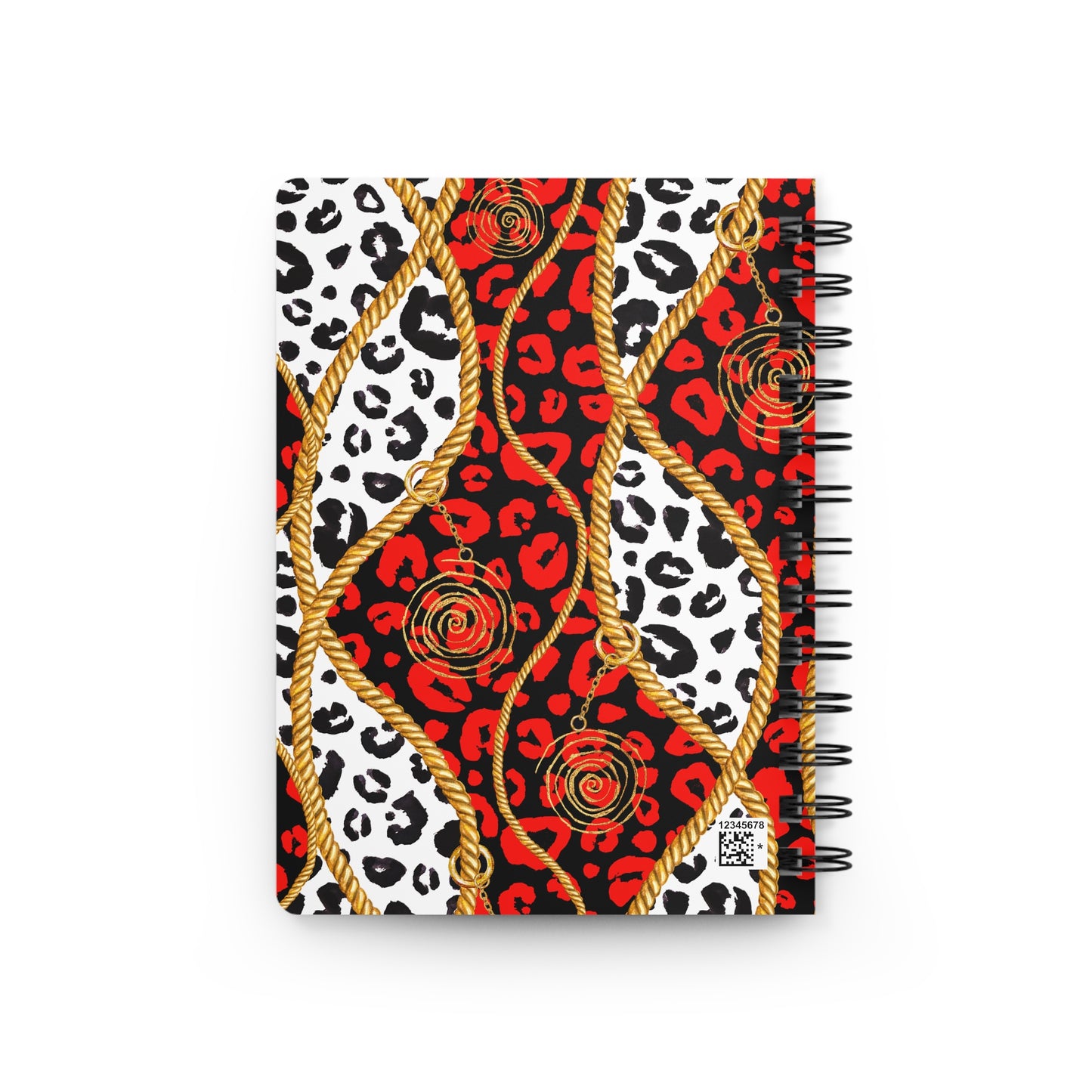 Stylish Spiral Bound Journal - My Daily Journal with Bold Animal Print Design