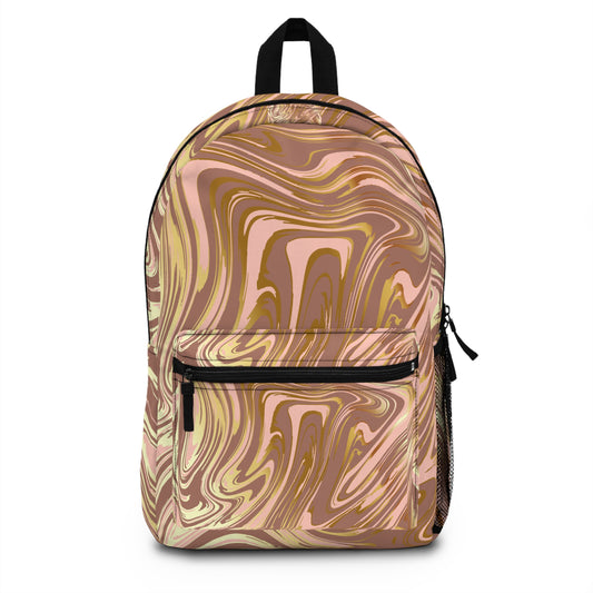 Stylish Abstract Marble Backpack – Bold & Artistic Fashion Statement