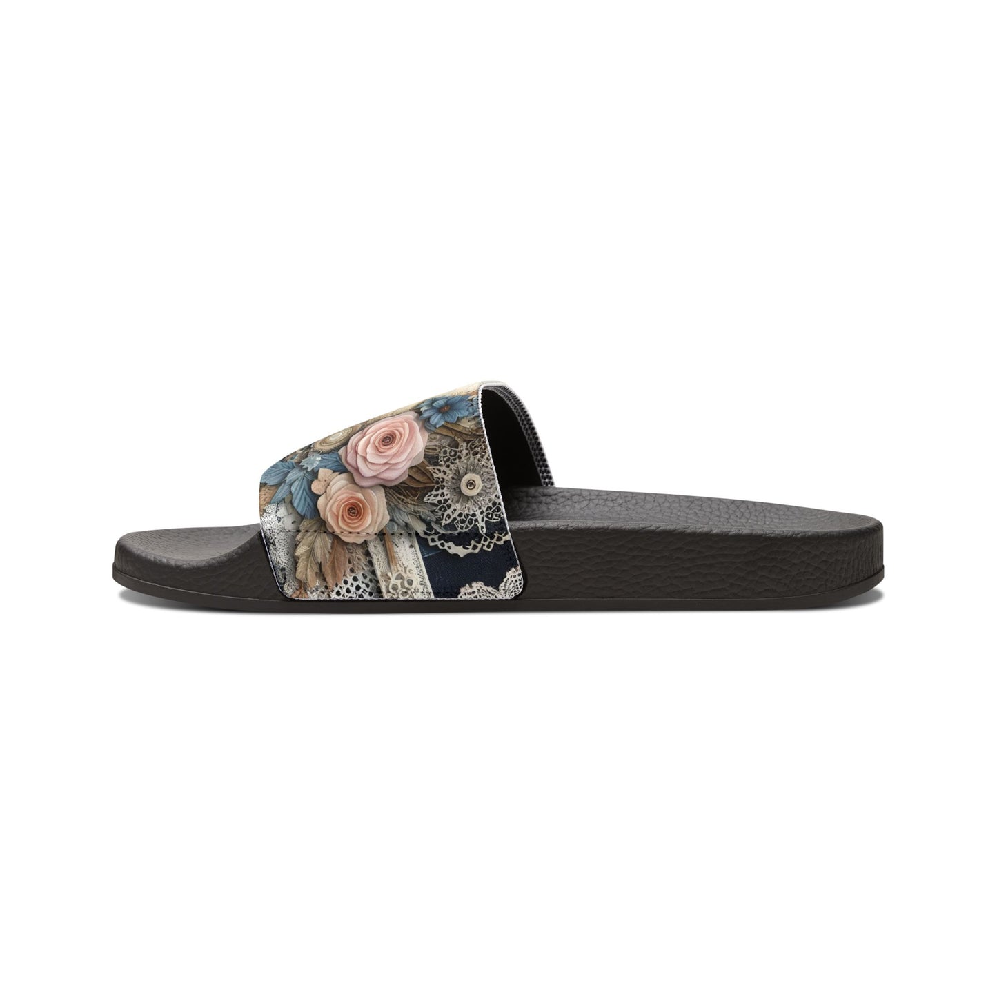 Stylish Women's Removable-Strap Sandals with Floral Design - Perfect for Summer Days